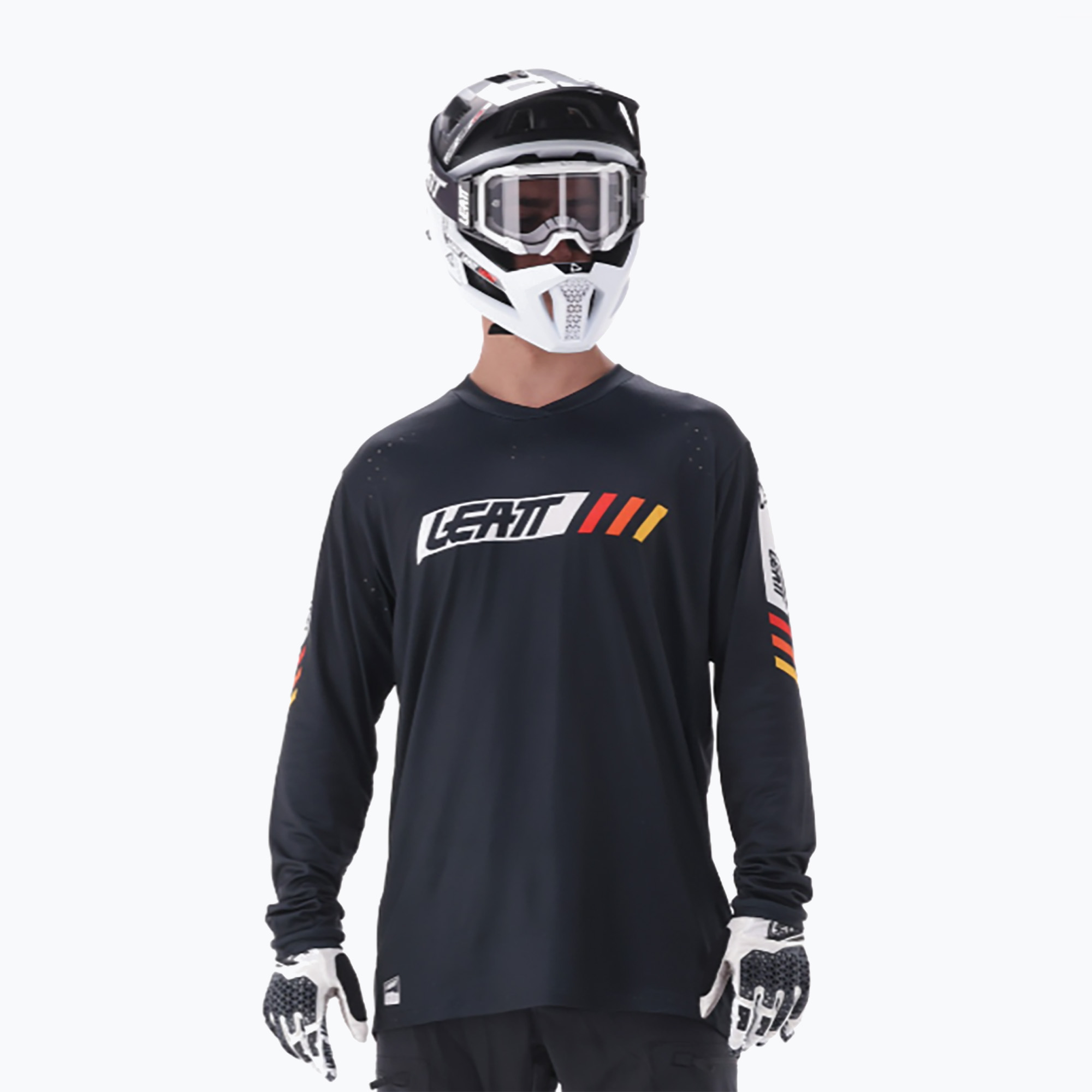 Men's Leatt MTB Enduro 4.0 cycling longsleeve black (XL)