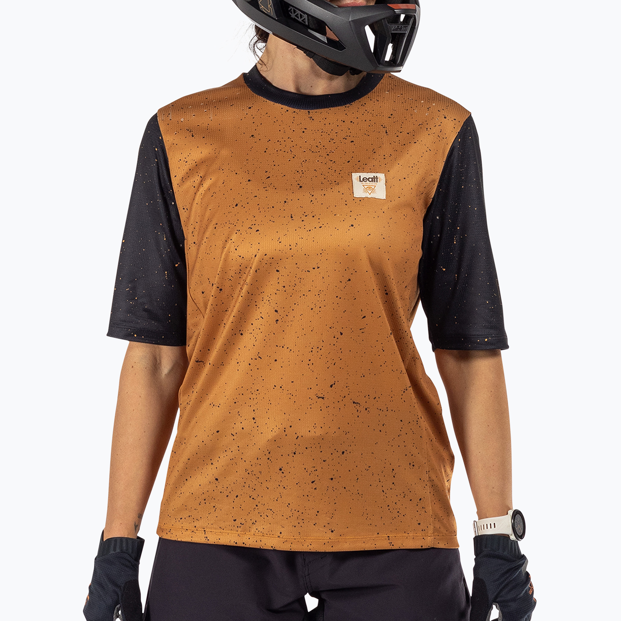 Women's cycling jersey Leatt MTB Enduro 3.0 W rust (L)