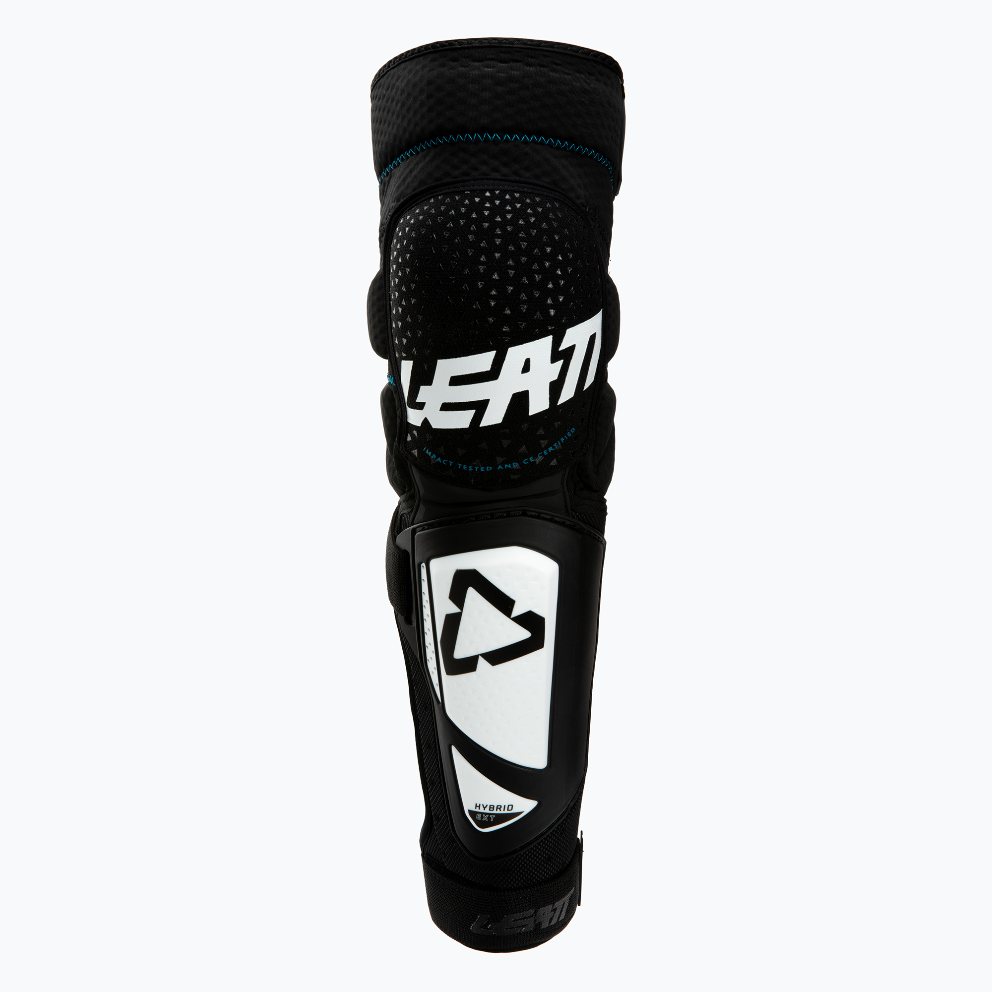 Leatt 3DF Hybrid EXT bicycle knee protectors black and white 5019400740 (L-XL)