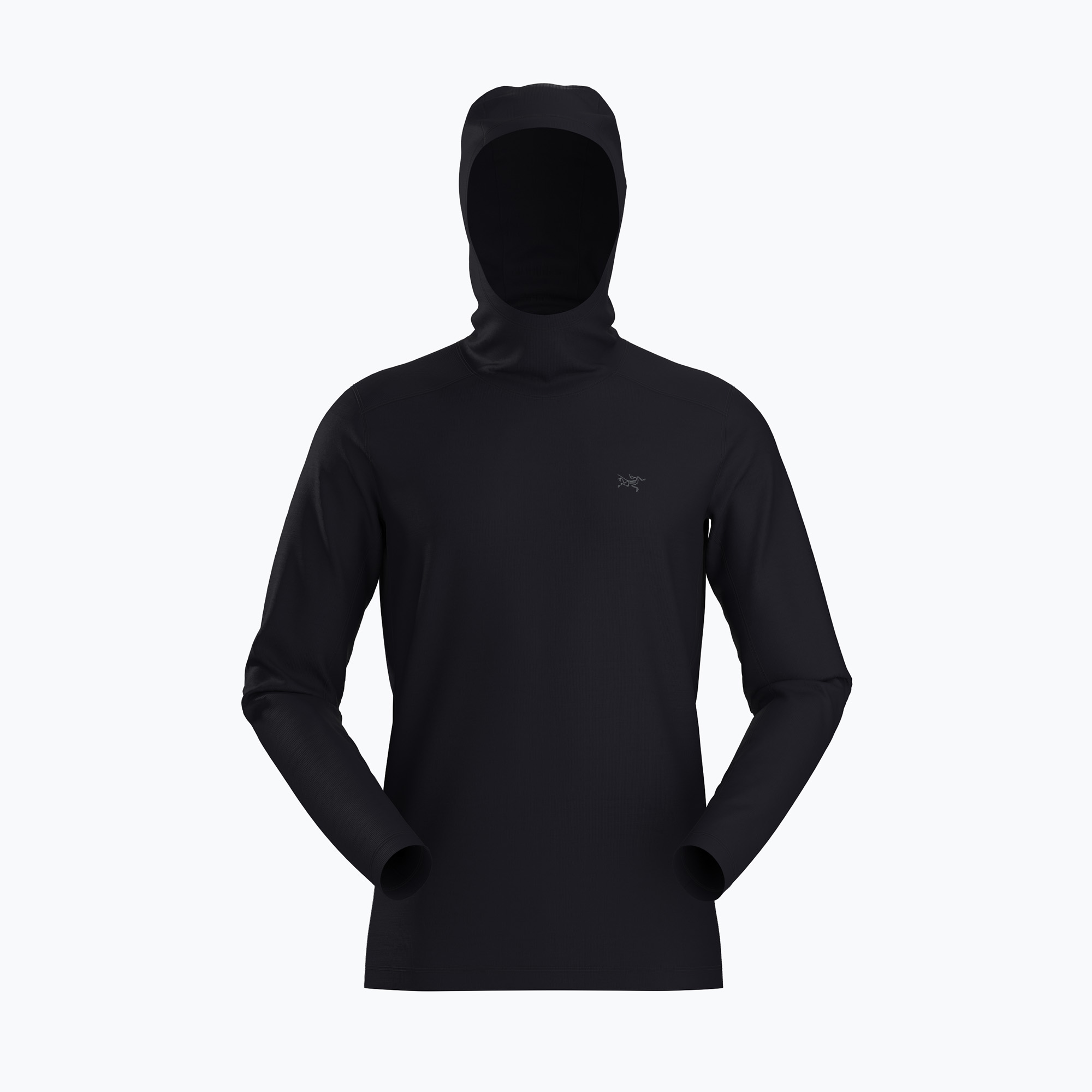 Men's Arc'teryx Ionoa Merino Wool Hoody trekking sweatshirt black (S)
