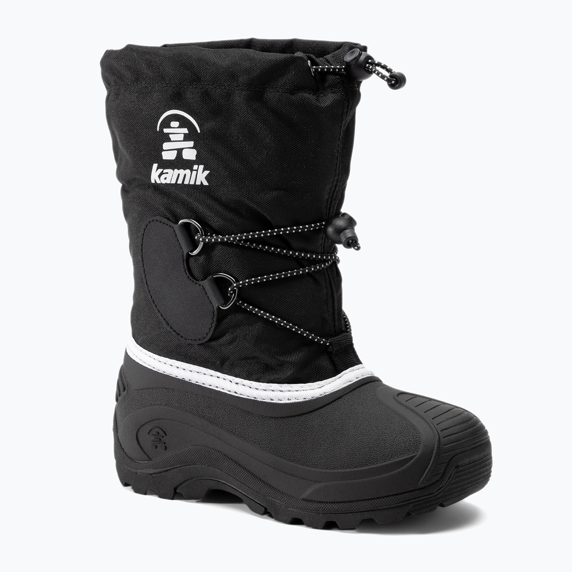 Boys' trekking boots Kamik Southpole4 black/white (35 EU)