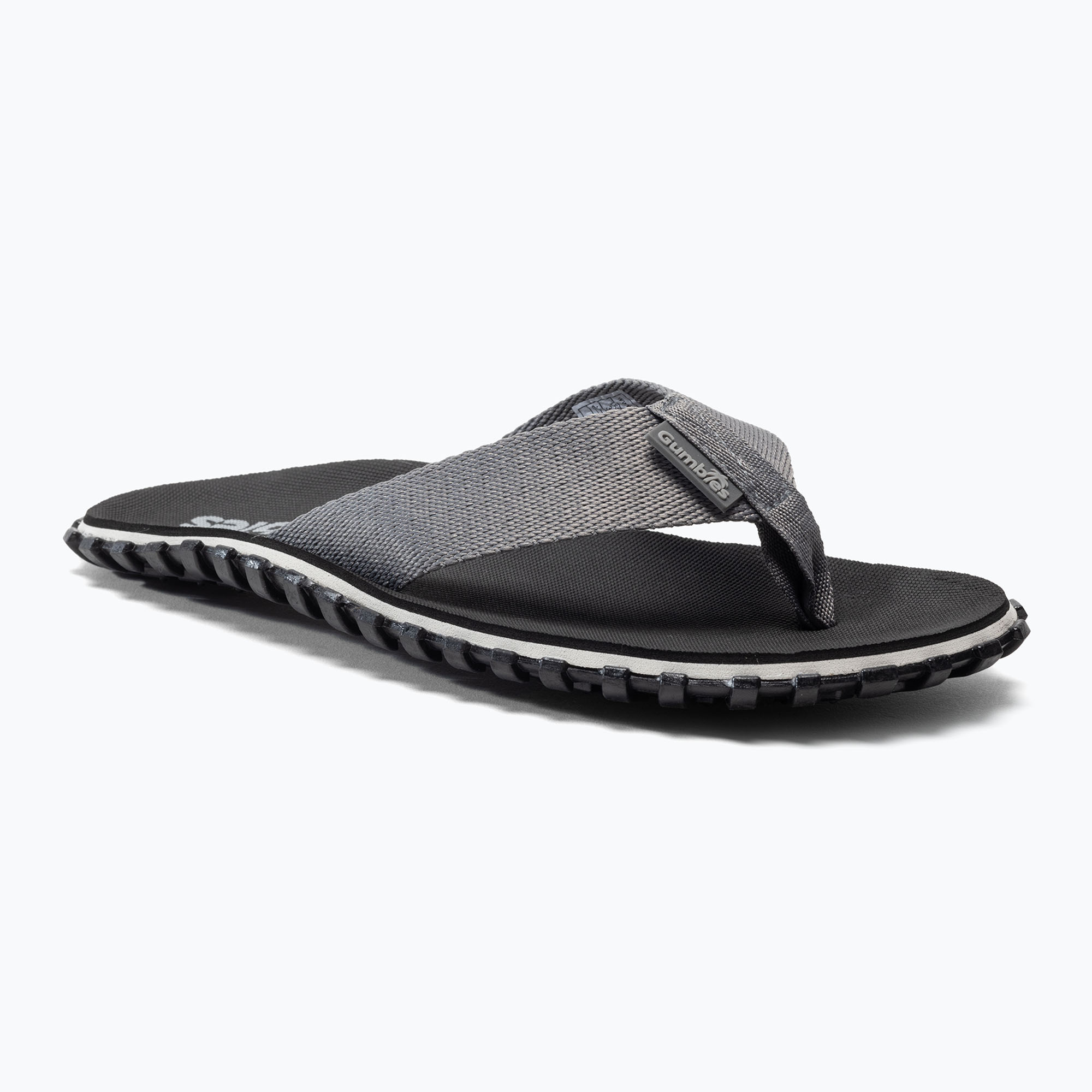 Gumbies Duckbill flip flops grey and black (36 EU)