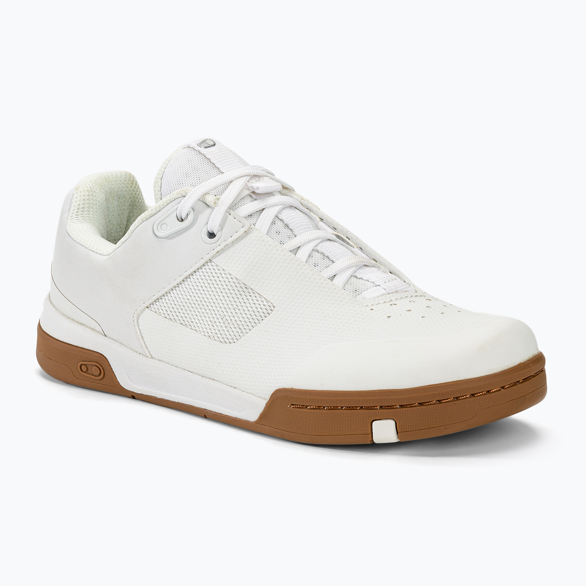 Crankbrothers Stamp Lace white/white/gum outsole platform cycling shoes (38 EU)