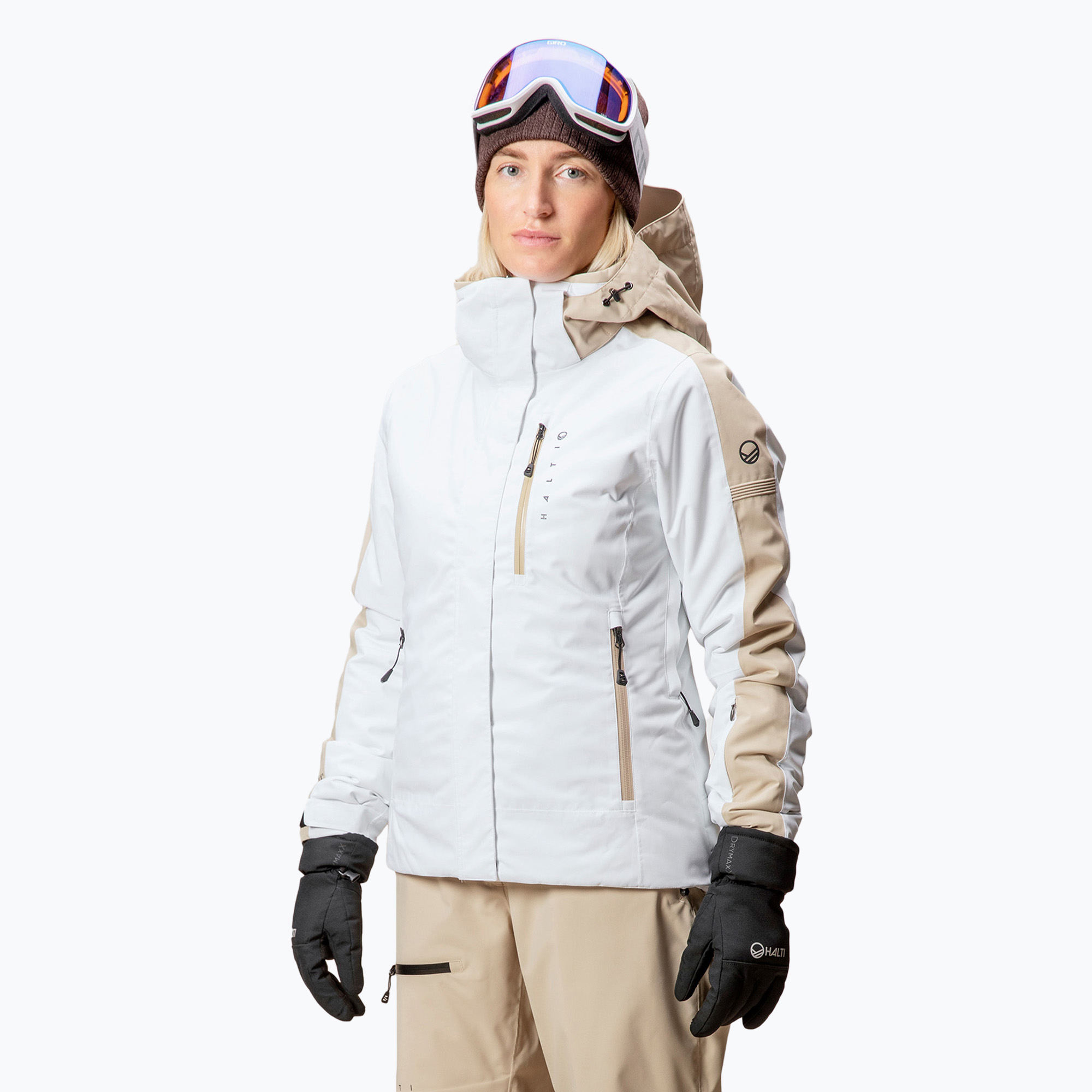 Women's ski jacket Halti Radius DX white (42)