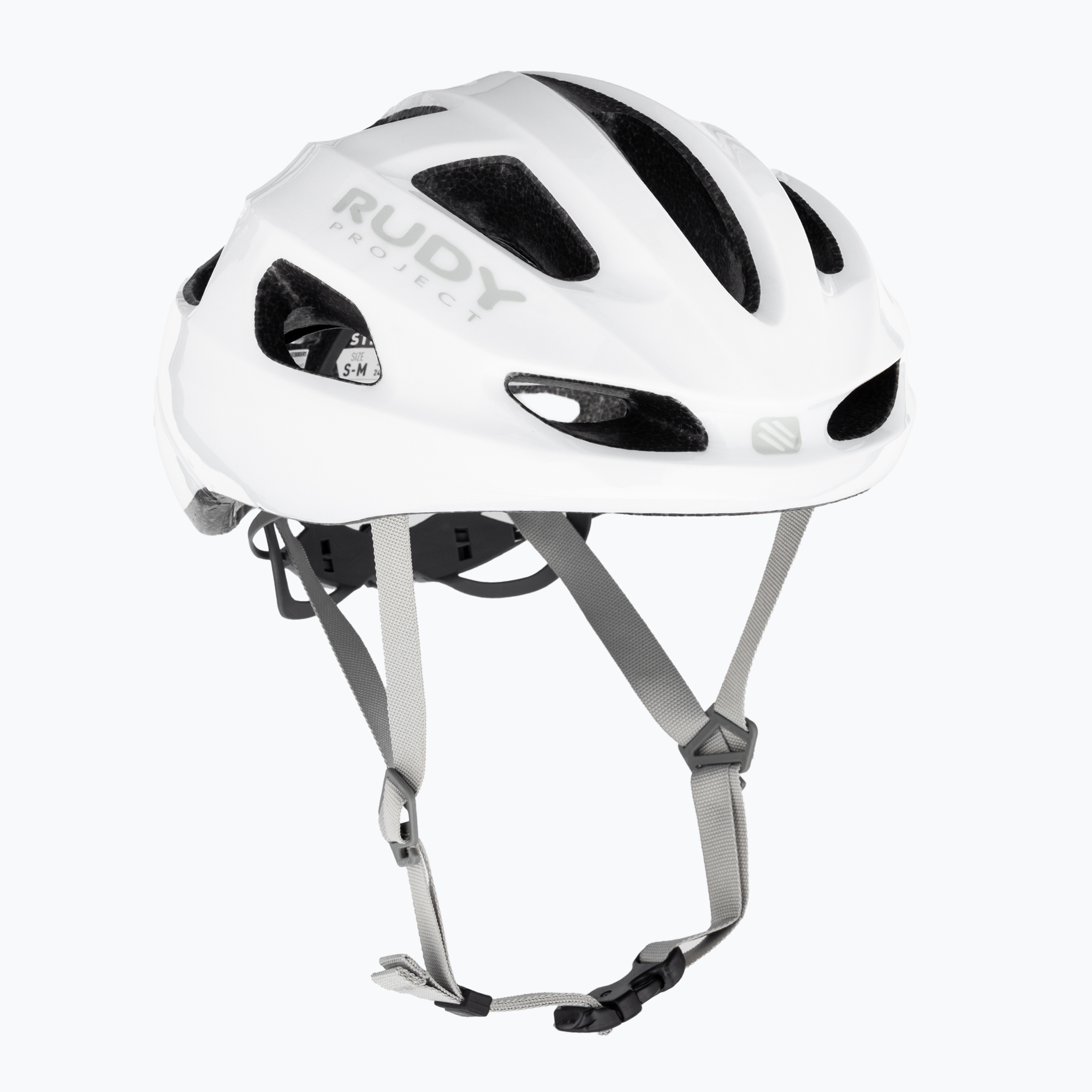 Rudy Project Strym Z white shiny bicycle helmet (55-58 cm (S-M))