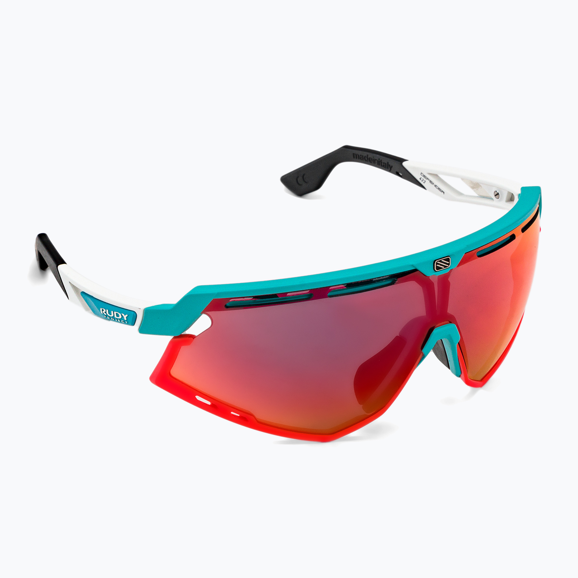 Rudy Project Defender emerald white matte / multilaser red sunglasses SP5238230000