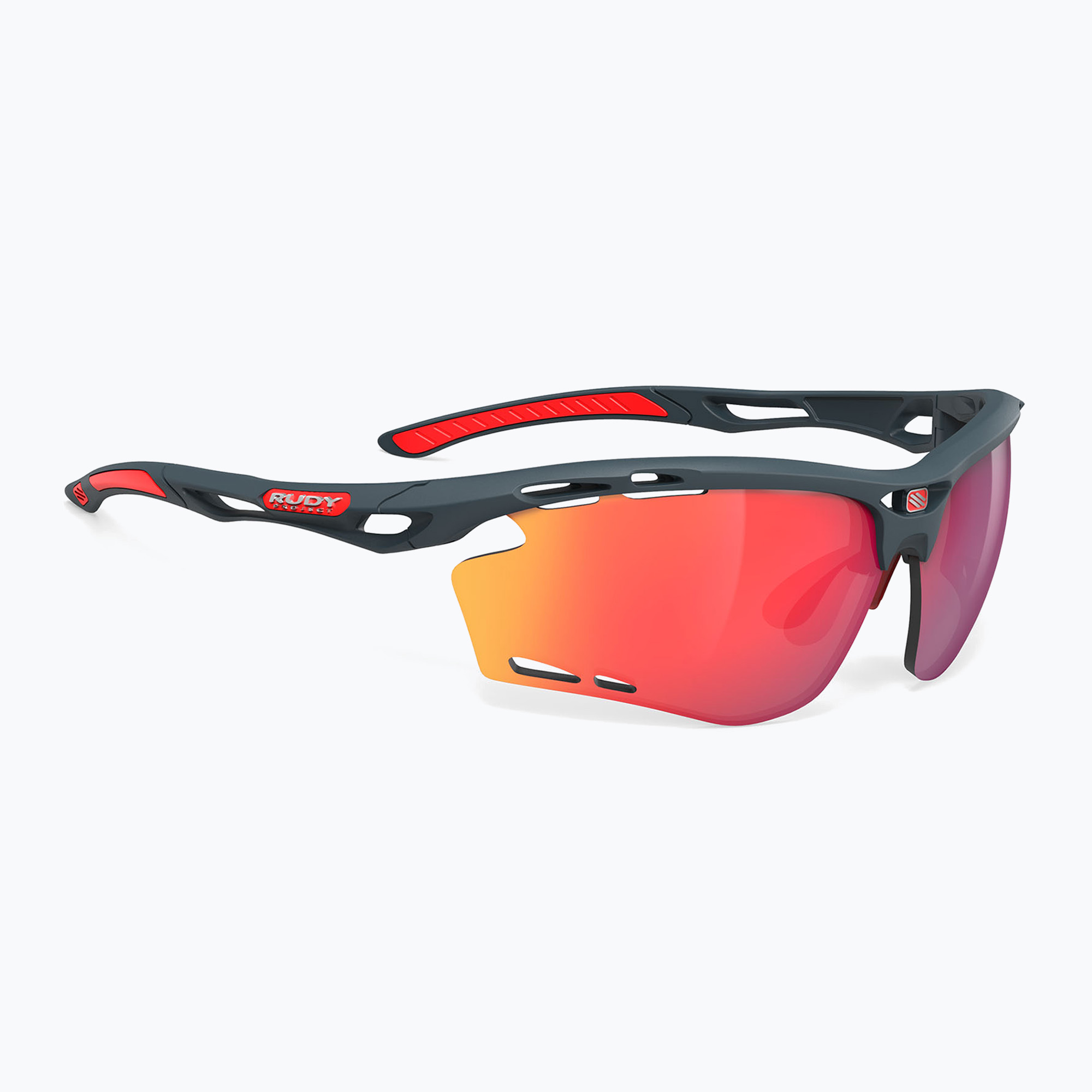 Rudy Project Propulse charcoal matte/multilaser red sunglasses