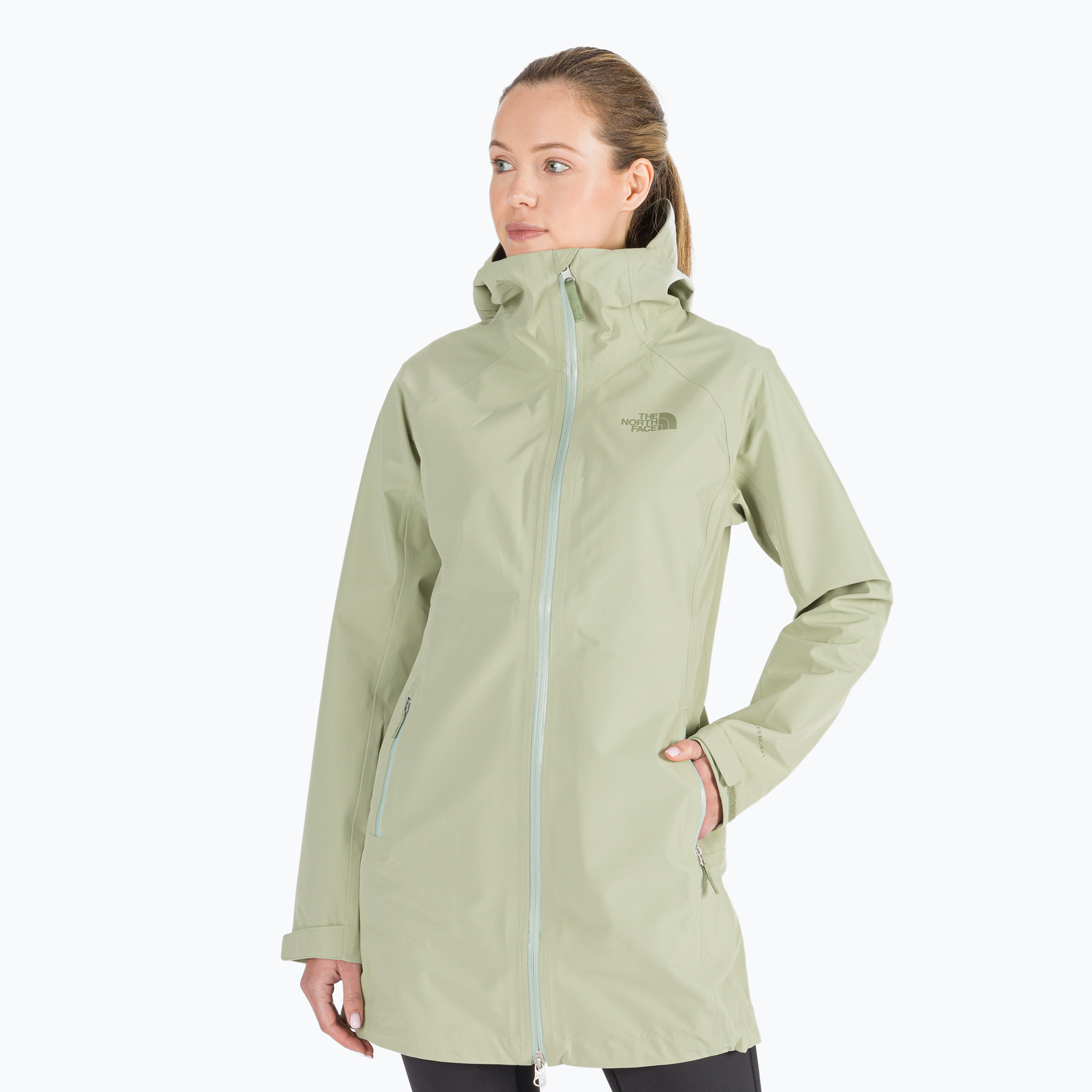 Women's rain jacket The North Face Dryzzle Futurelight Parka green NF0A7QAD3X31 (XS)