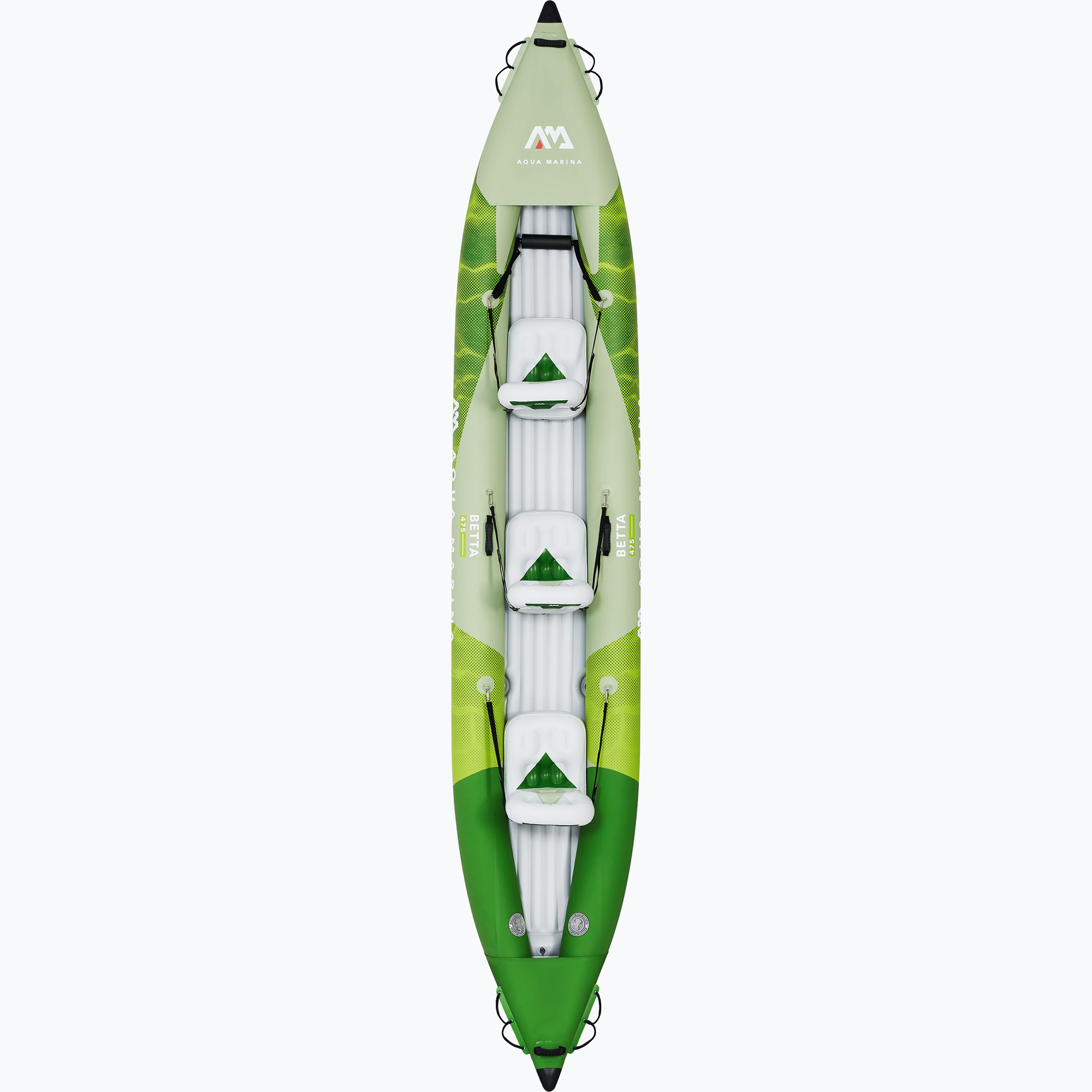 Aqua Marina Recreational Kayak green Betta-475 3-person 15'7′′ inflatable kayak