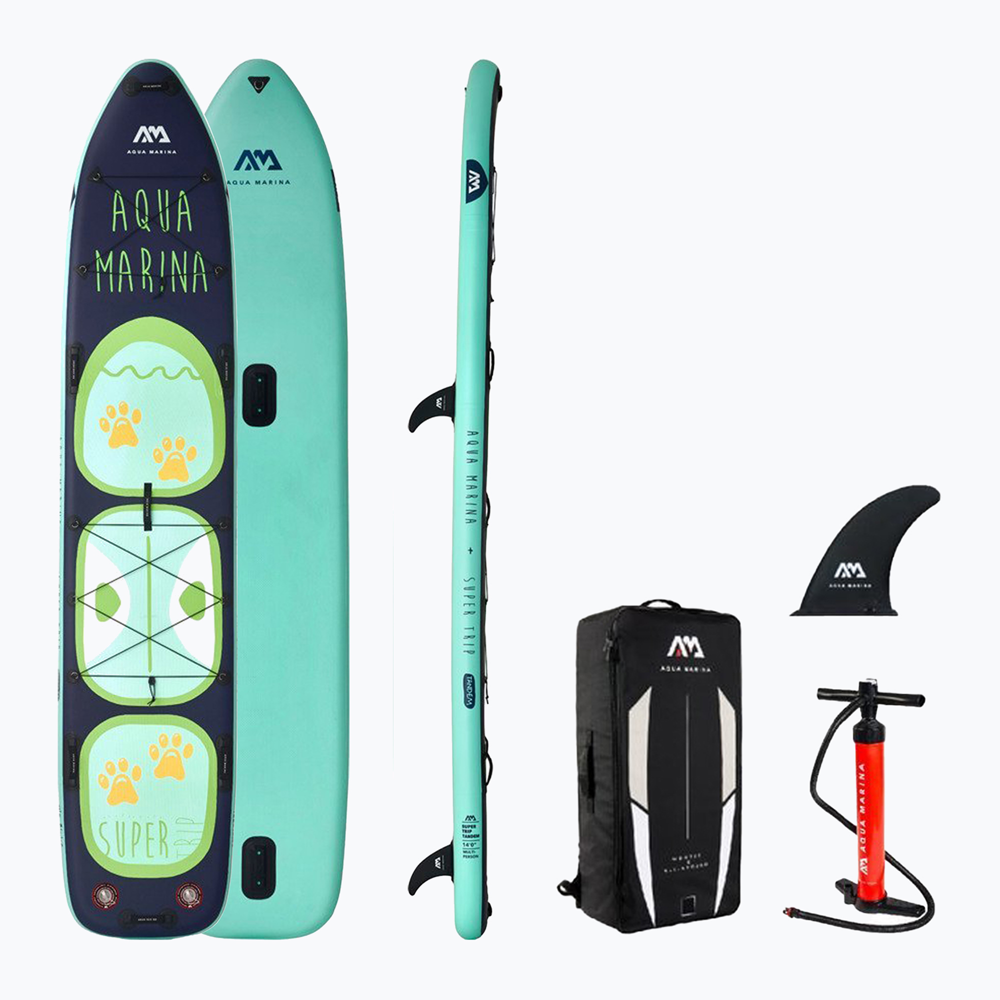 Aqua Marina Super Trip Tandem SUP board 4.27m green BT-20ST02 (426 cm)