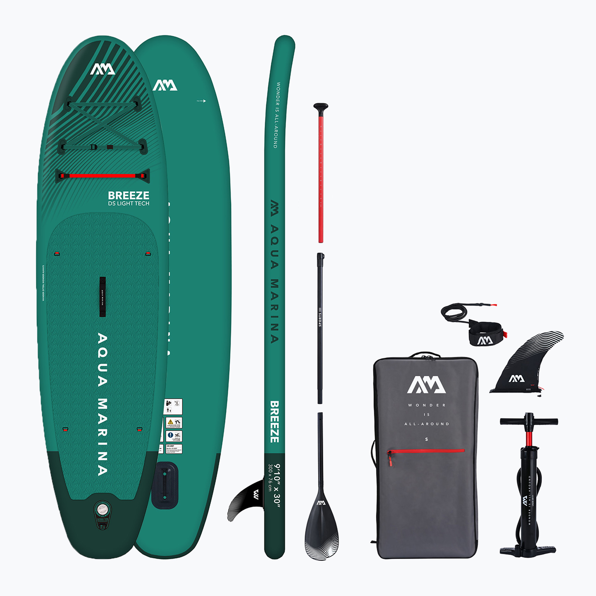 Aqua Marina Breeze 9'10" green SUP board BT-23BRP (300 cm)