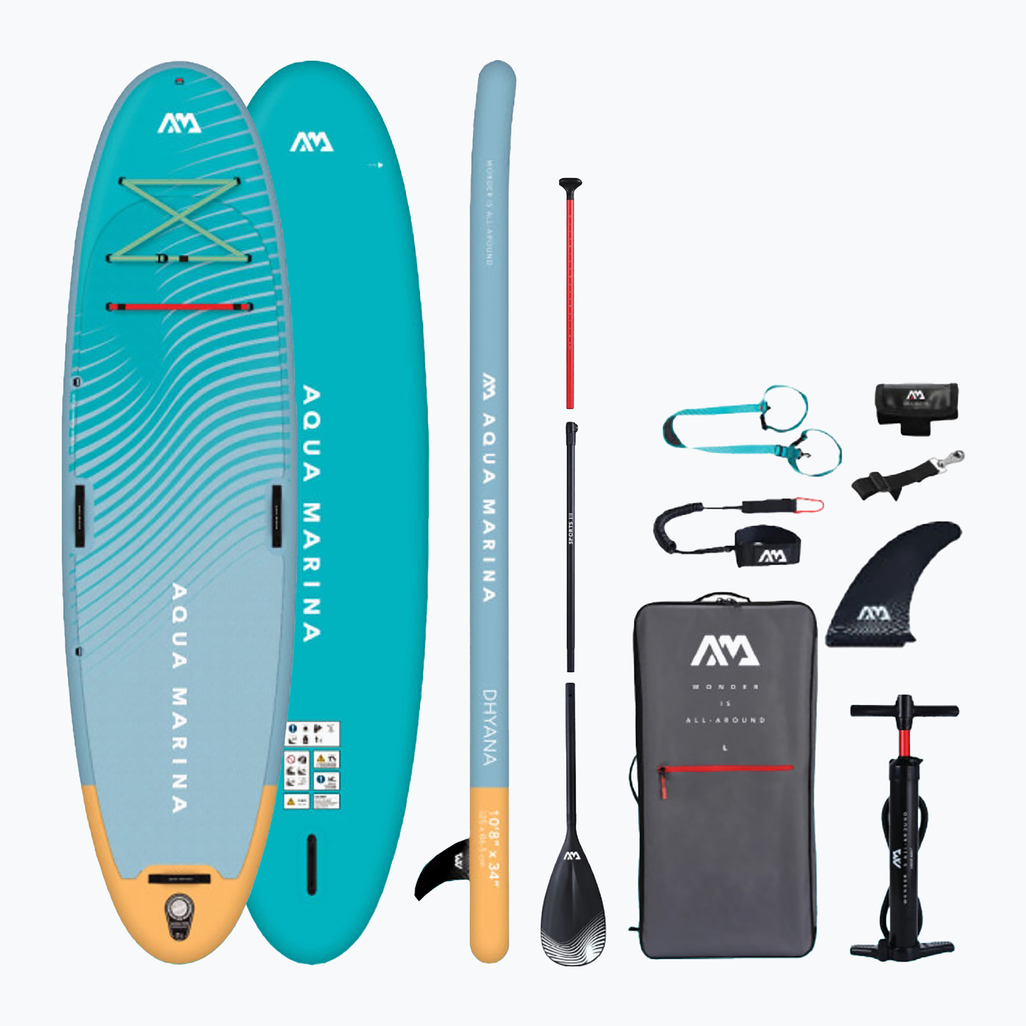 Aqua Marina Dhyana 11'0" blue SUP board BT-23DHP