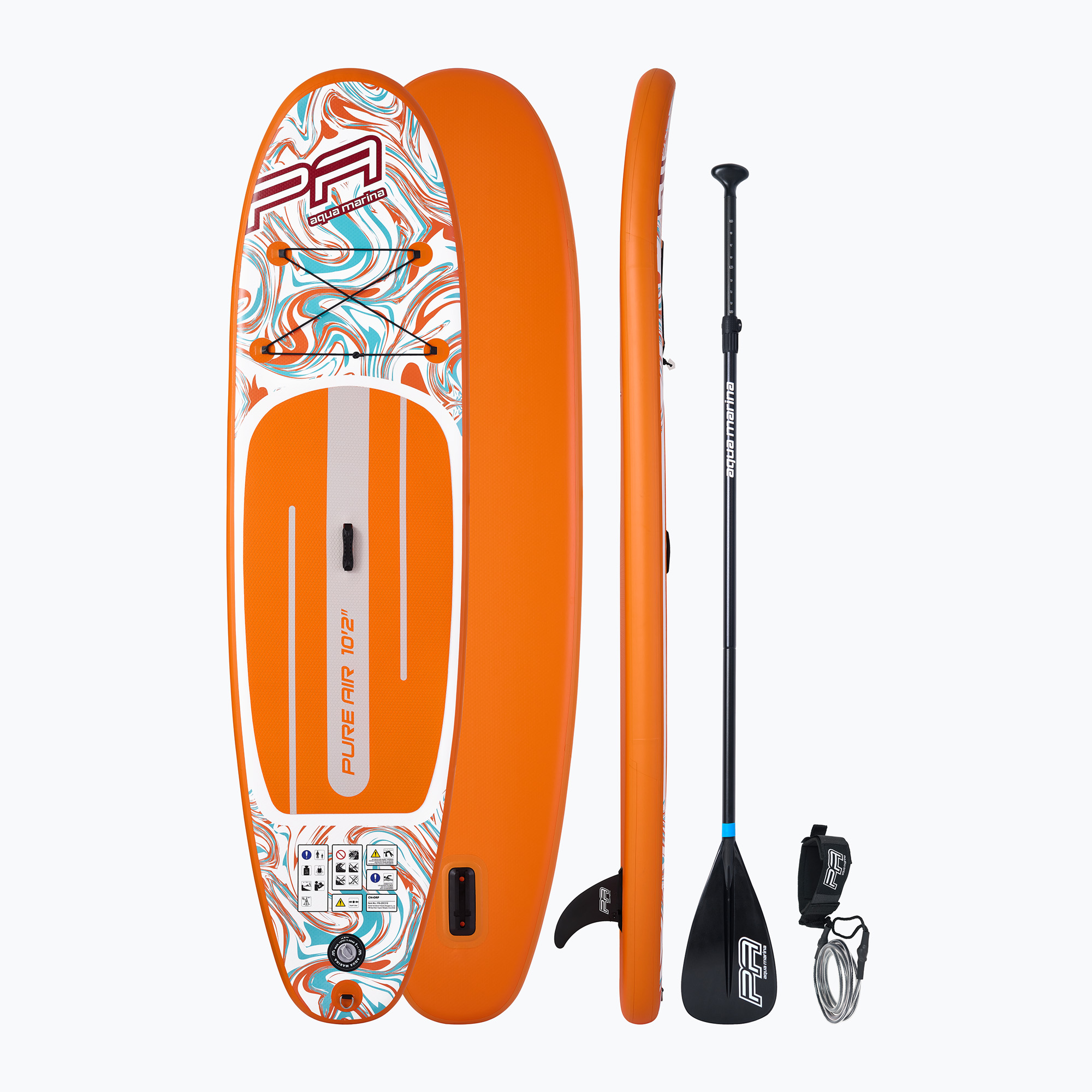 Aqua Marina Pure Air All-Round iSUP Coast 10'2" orange SUP board