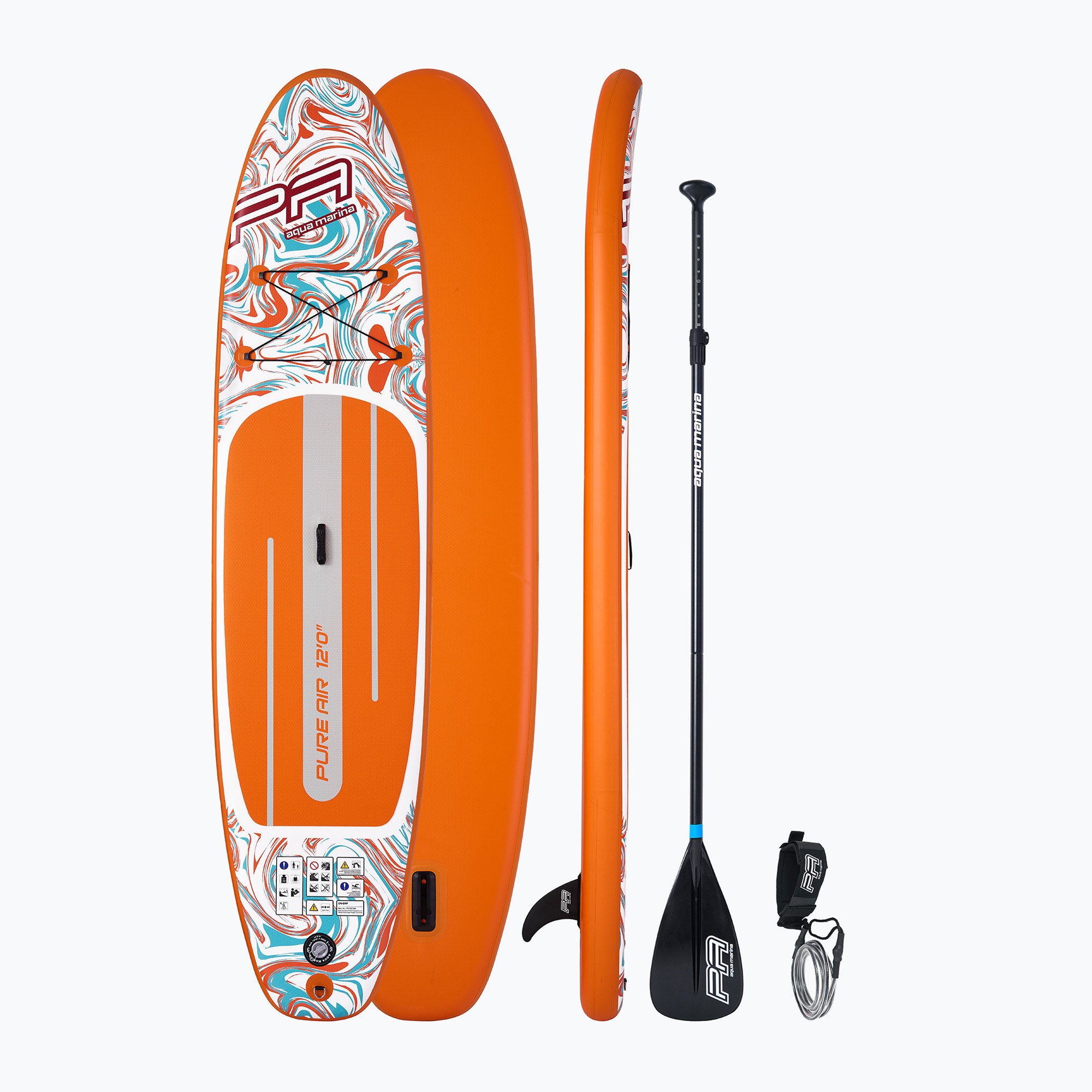 Aqua Marina Pure Air All-Round iSUP Coast 12'0" orange SUP board