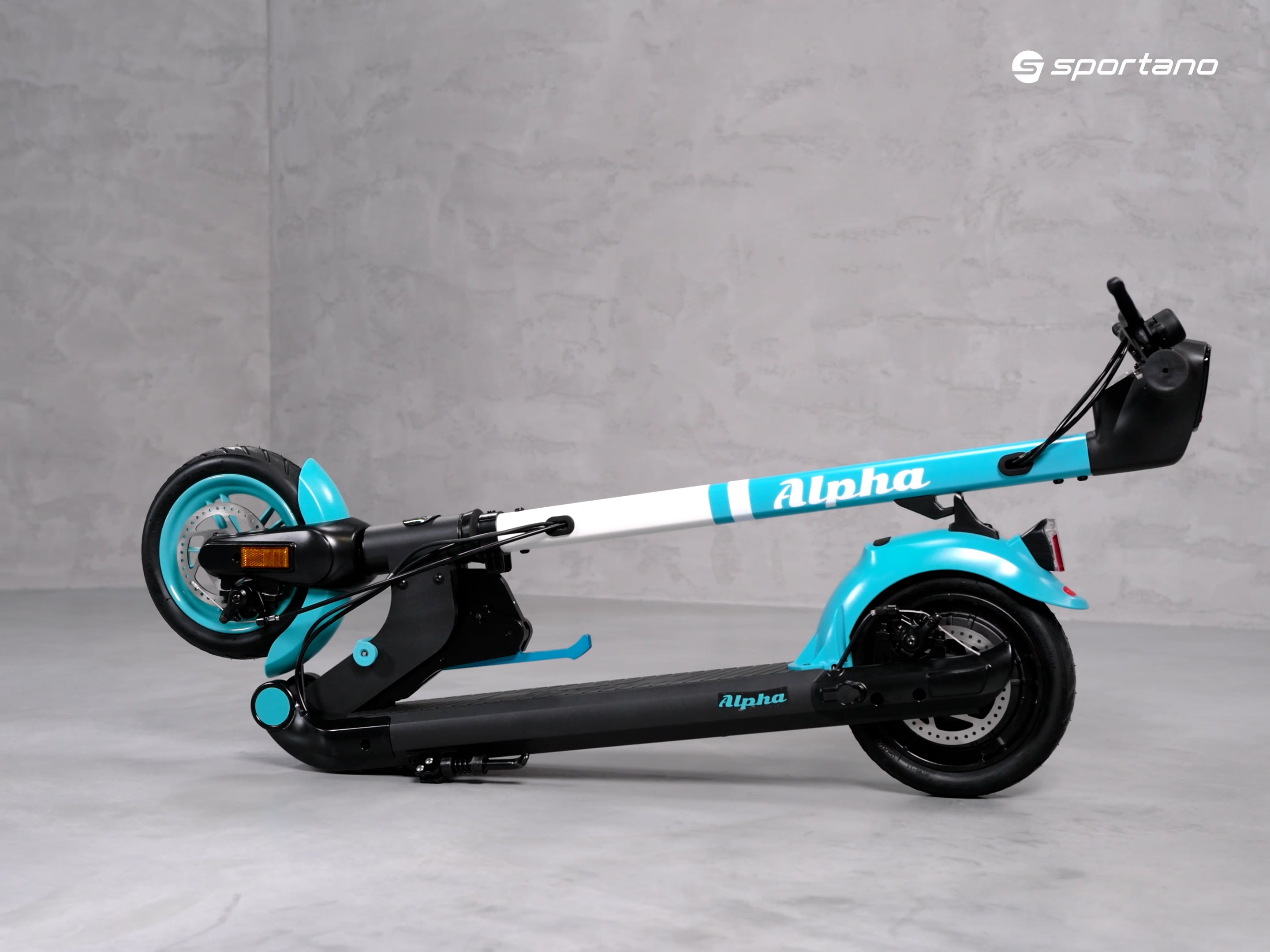 Frugal Alpha blue electric scooter H8510