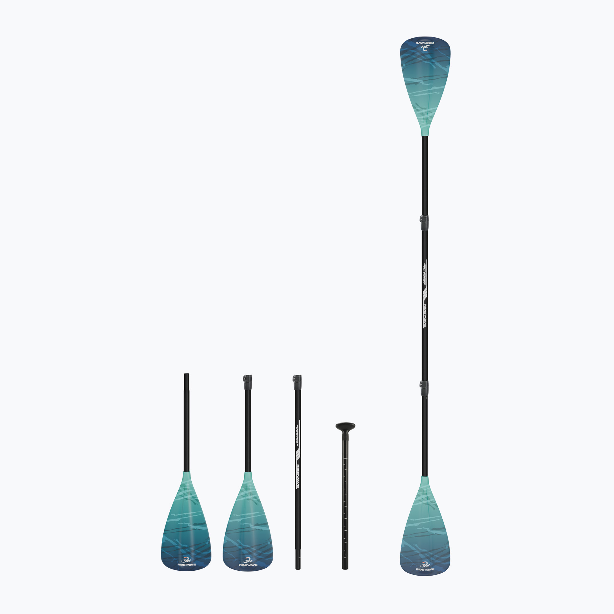 SUP/Kayak 4-piece paddle RIDEWAVE Infinity Combo (210-234 cm)