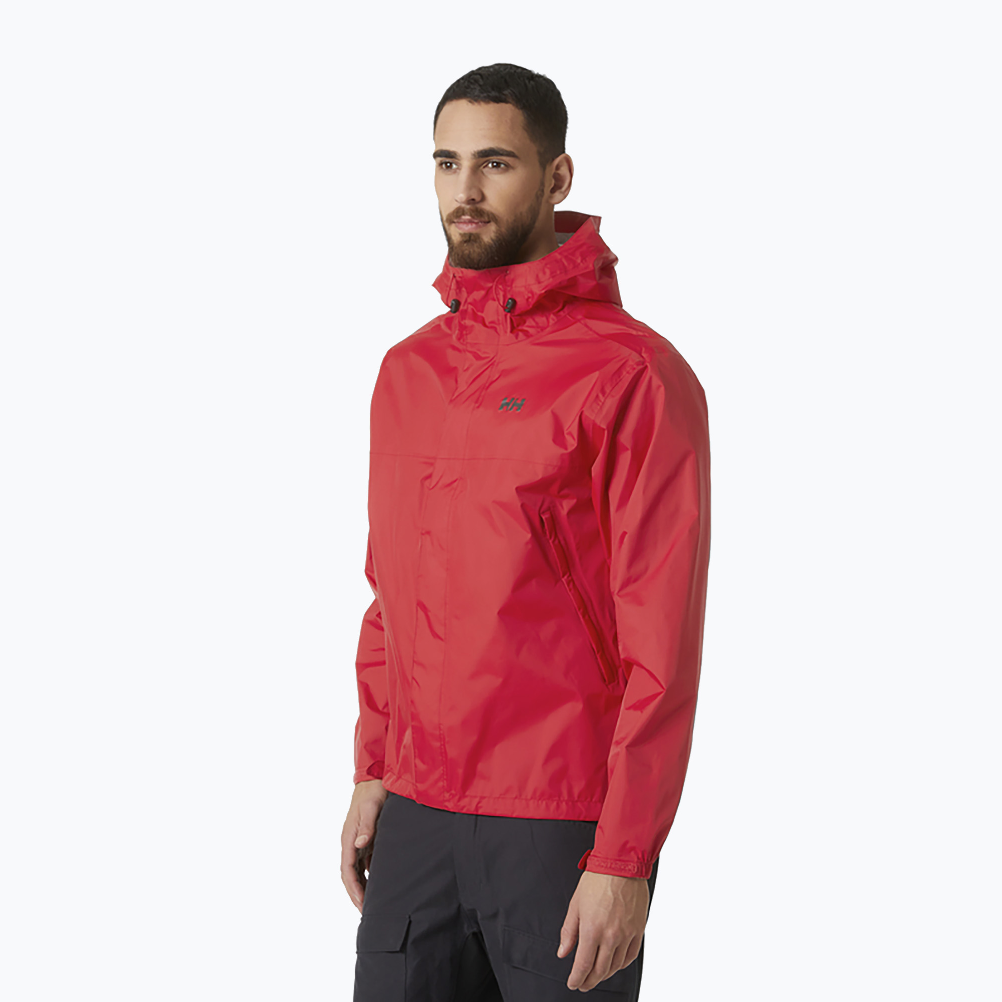 Helly Hansen men's rain jacket Loke red 62252_162 (XXL)