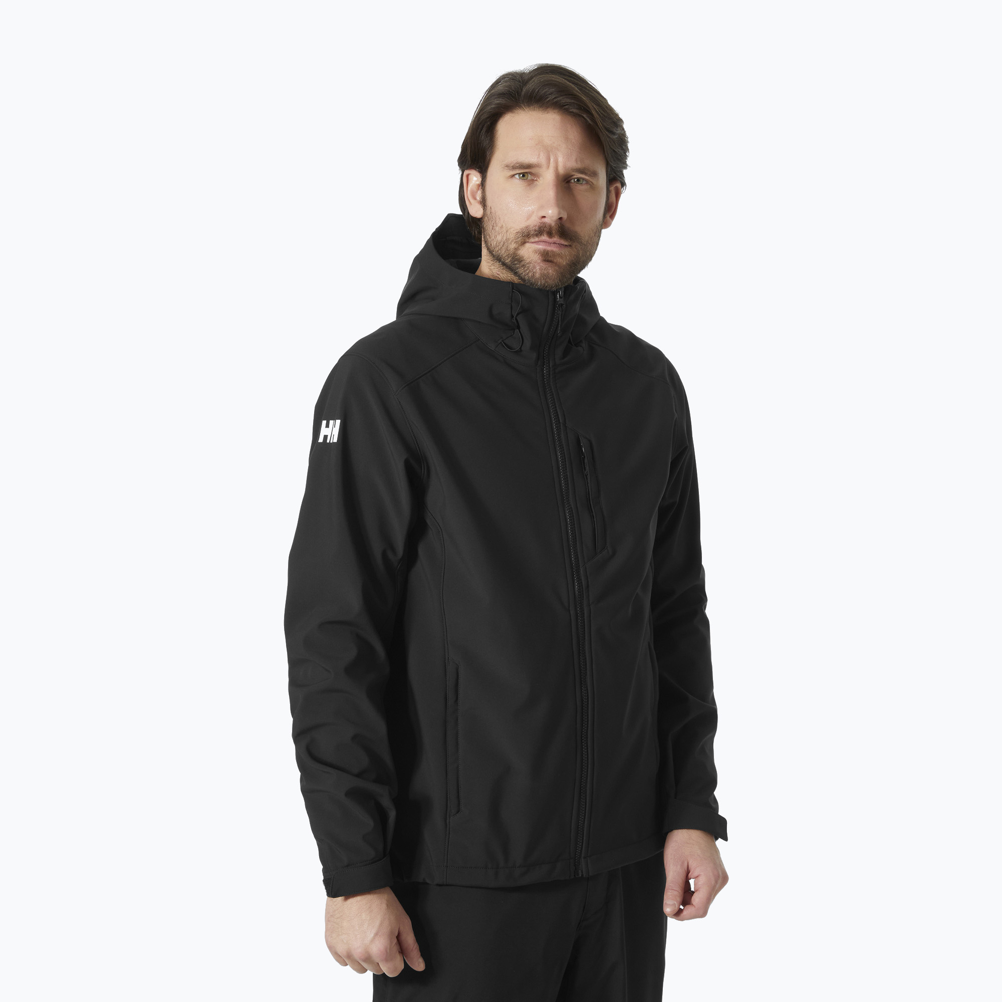 Helly Hansen men's Paramount Hooded softshell jacket black 62987_990 (S)