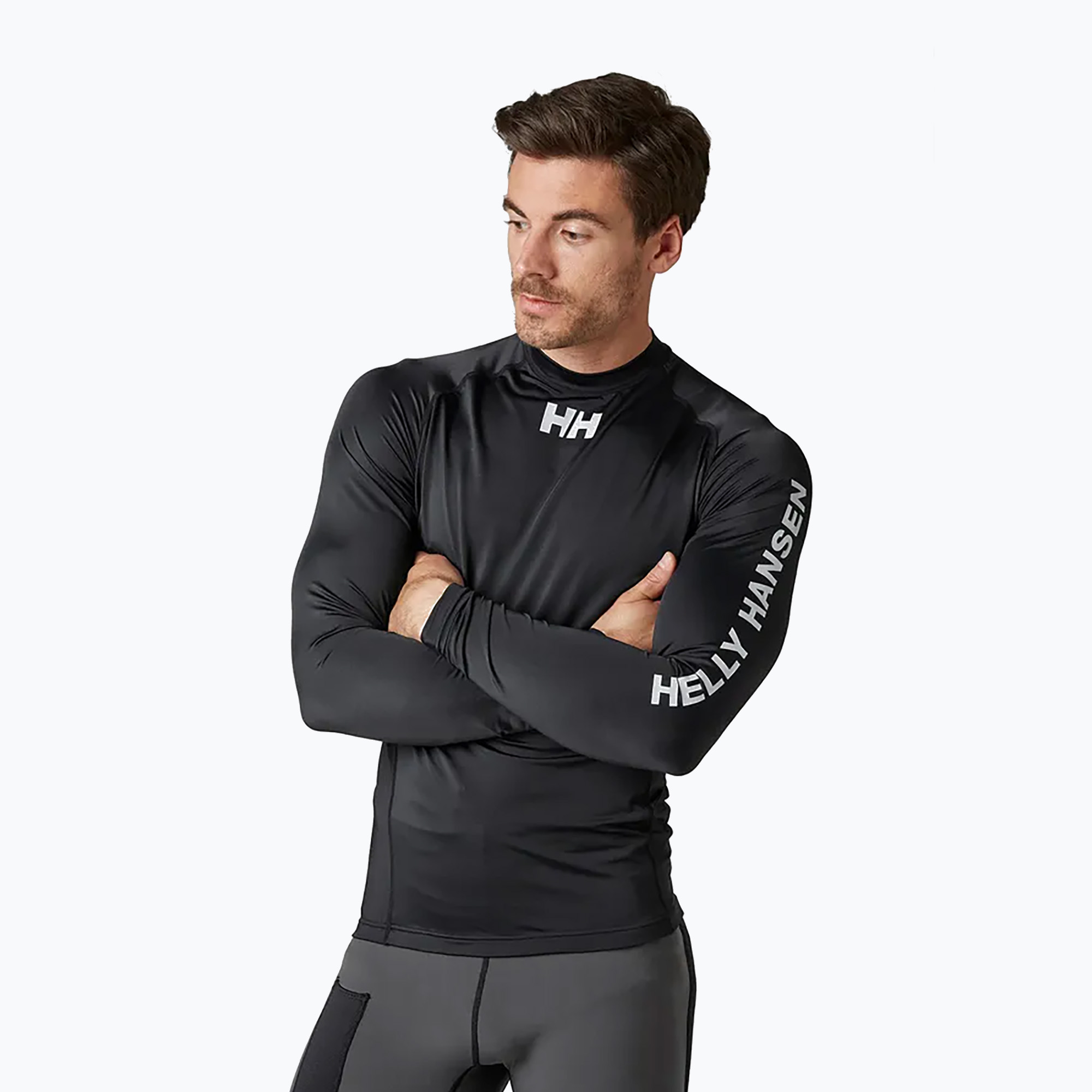 Helly Hansen men's Waterwear Rashguard T-shirt black 34023_991 (M)