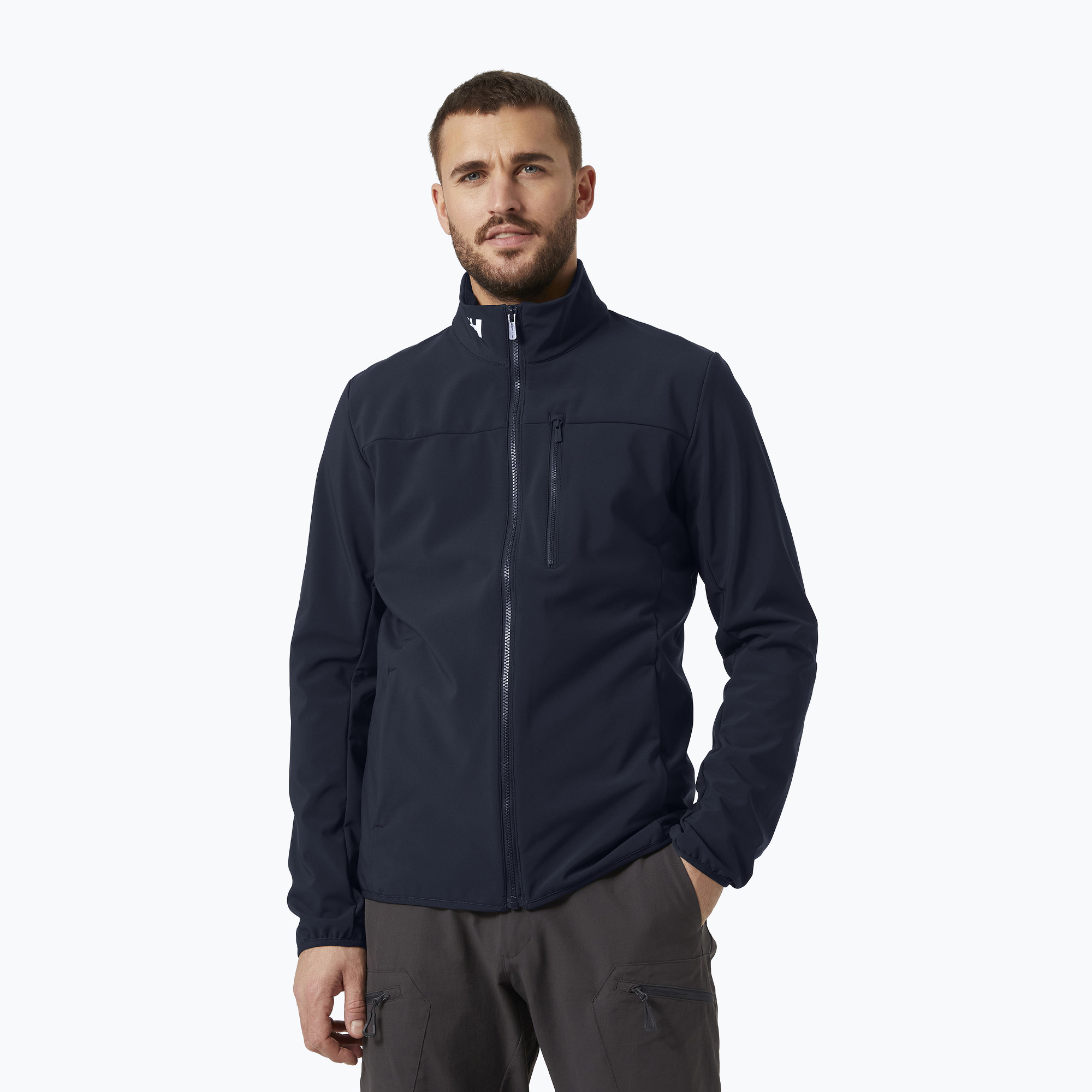 Men's sailing jacket Helly Hansen Crew Softshell 2.0 blue 30223_597 (M)