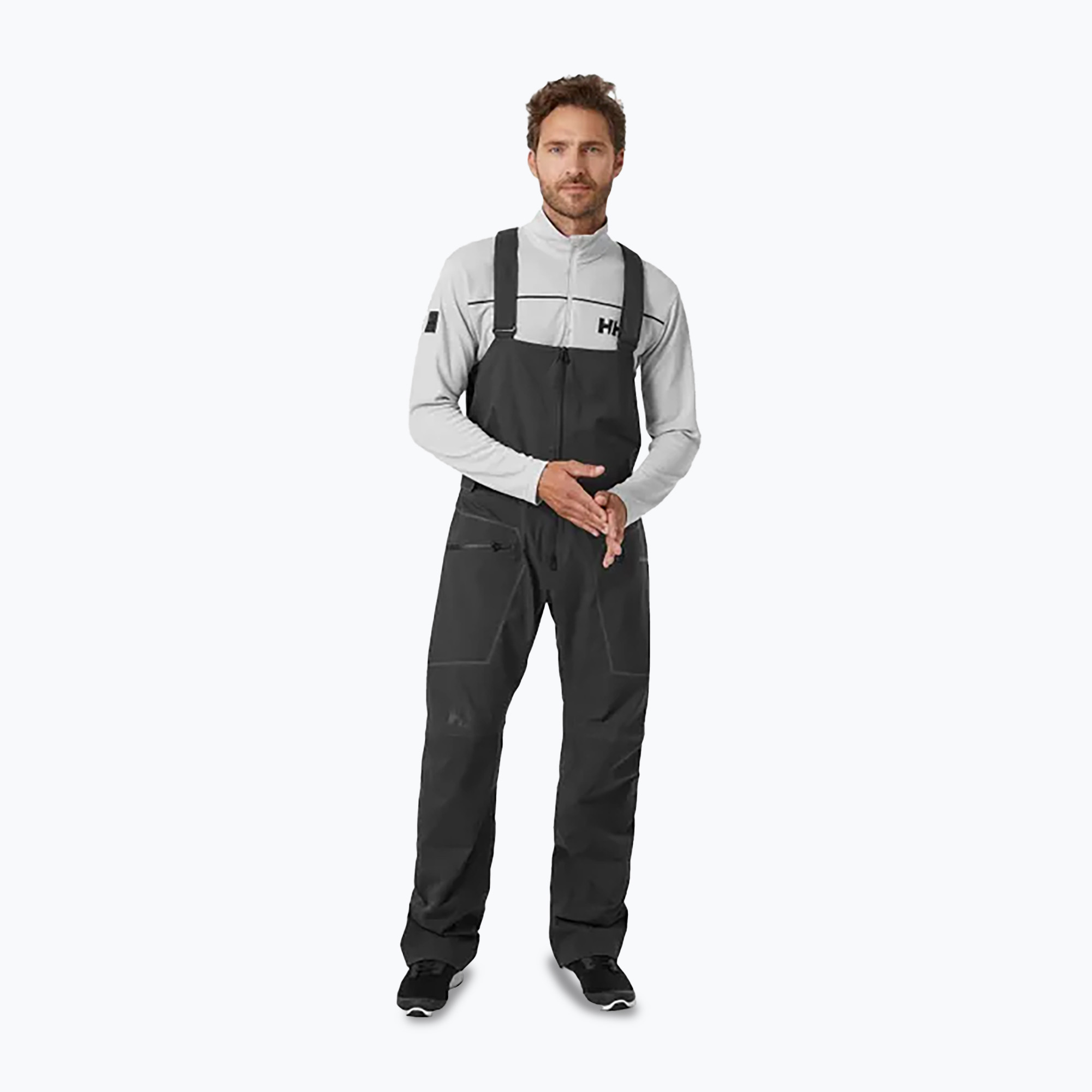 Men's sailing trousers Helly Hansen HP Foil Pro Bib ebony (L)