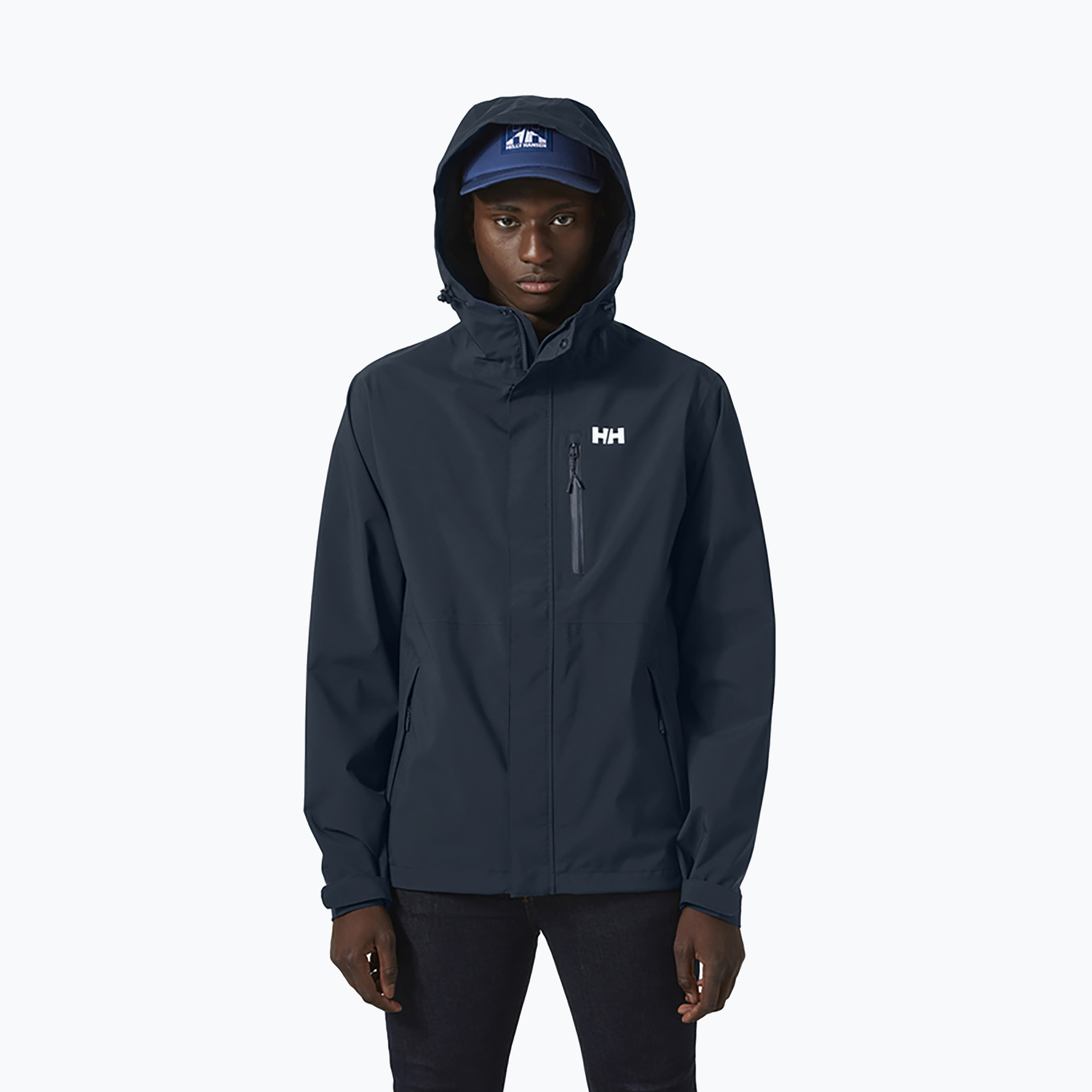 Helly Hansen men's Juell Storm rain jacket navy blue 53883_597 (S)