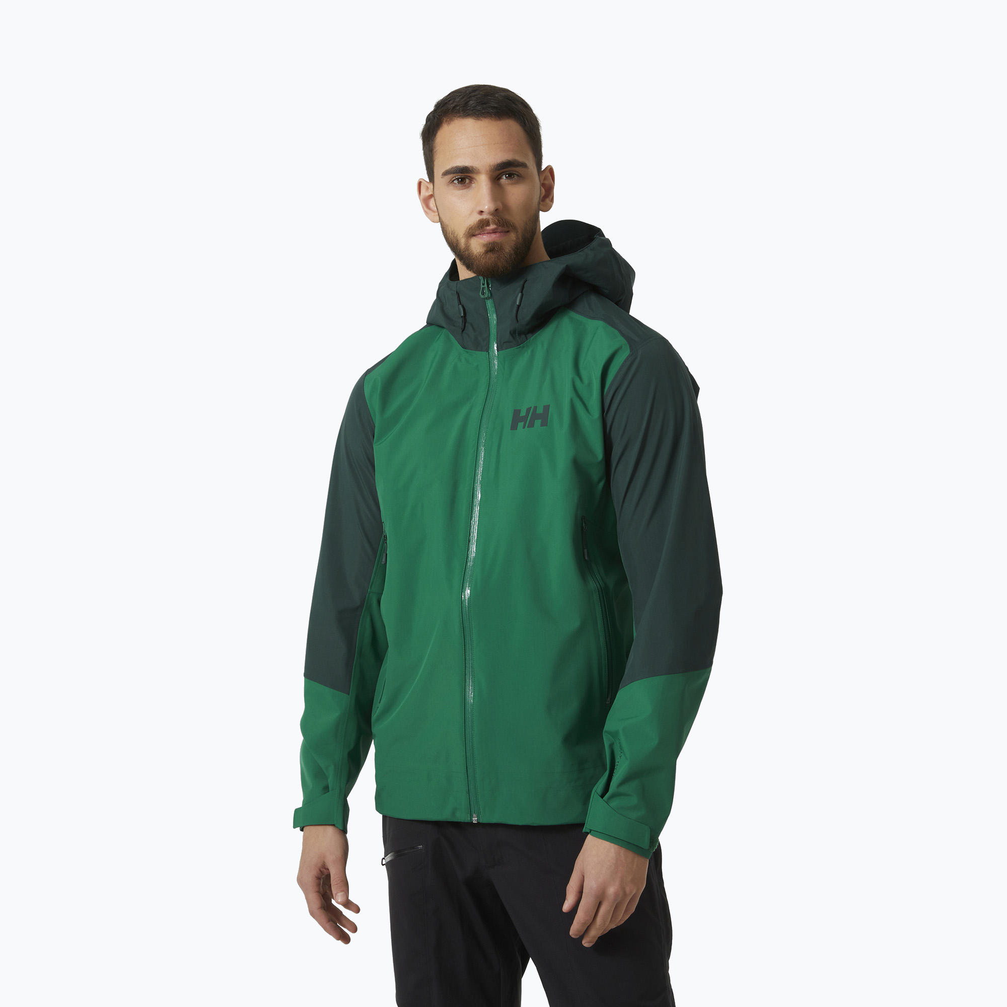 Helly Hansen men's hardshell jacket Verglas 3L Shell 2.0 green 62686_486