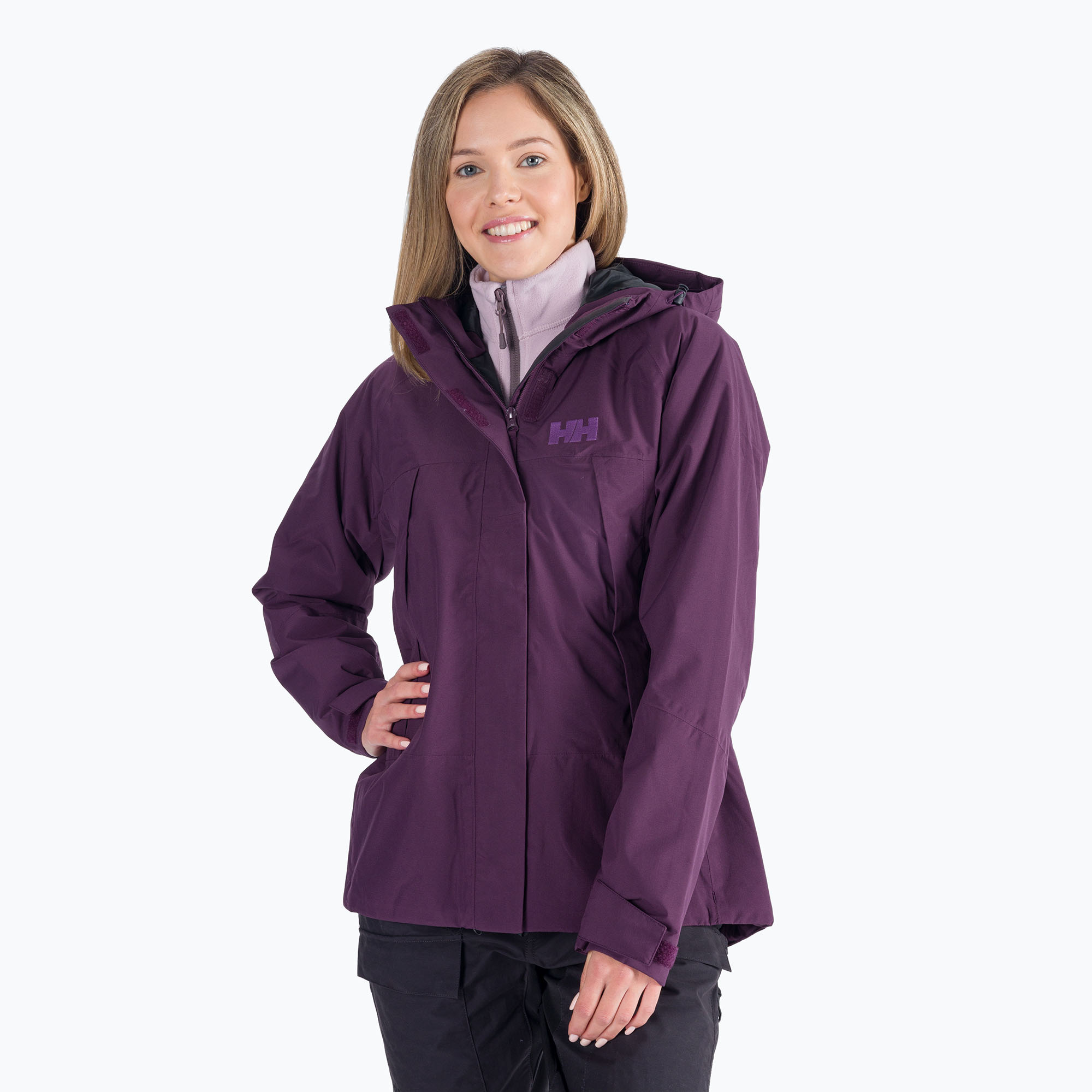 Helly Hansen women's ski jacket Banff Insulated purple 63131_670 (S)