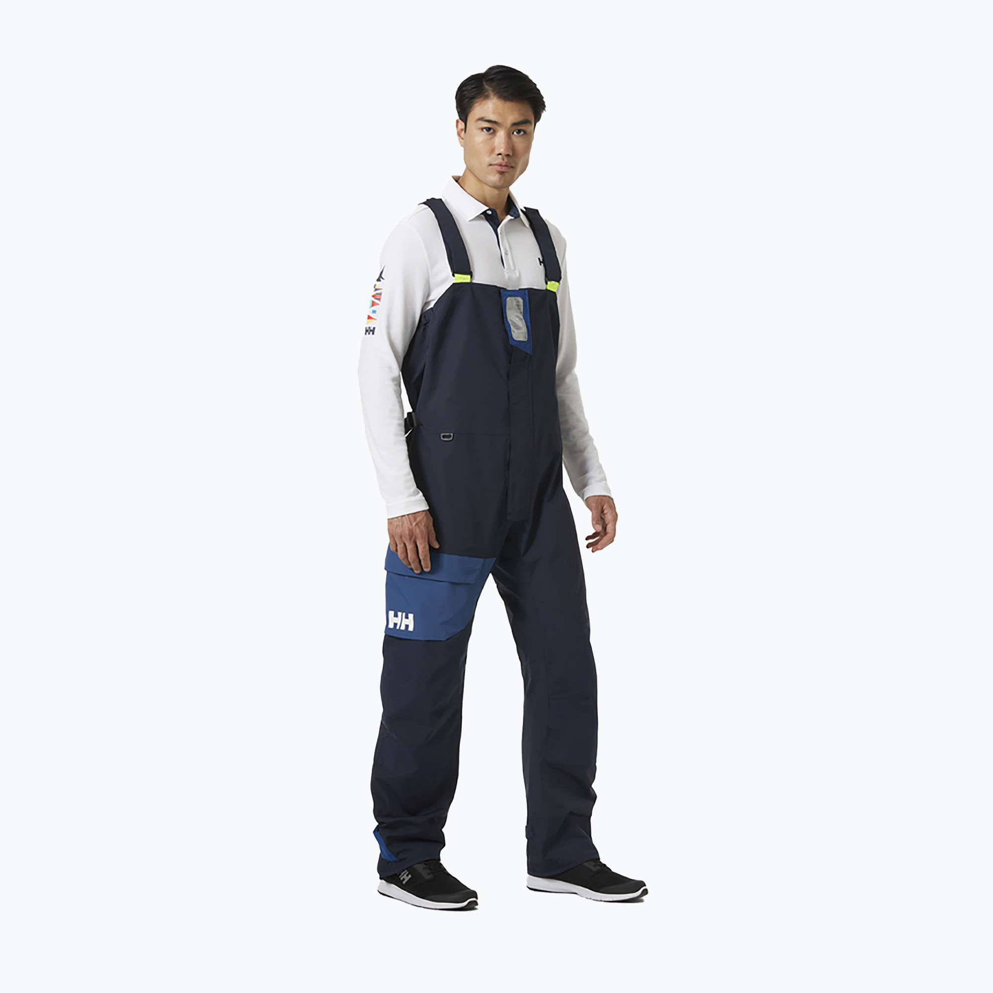 Helly Hansen men's sailing trousers Newport Coastal Bib navy blue 34267_597 (2XL)