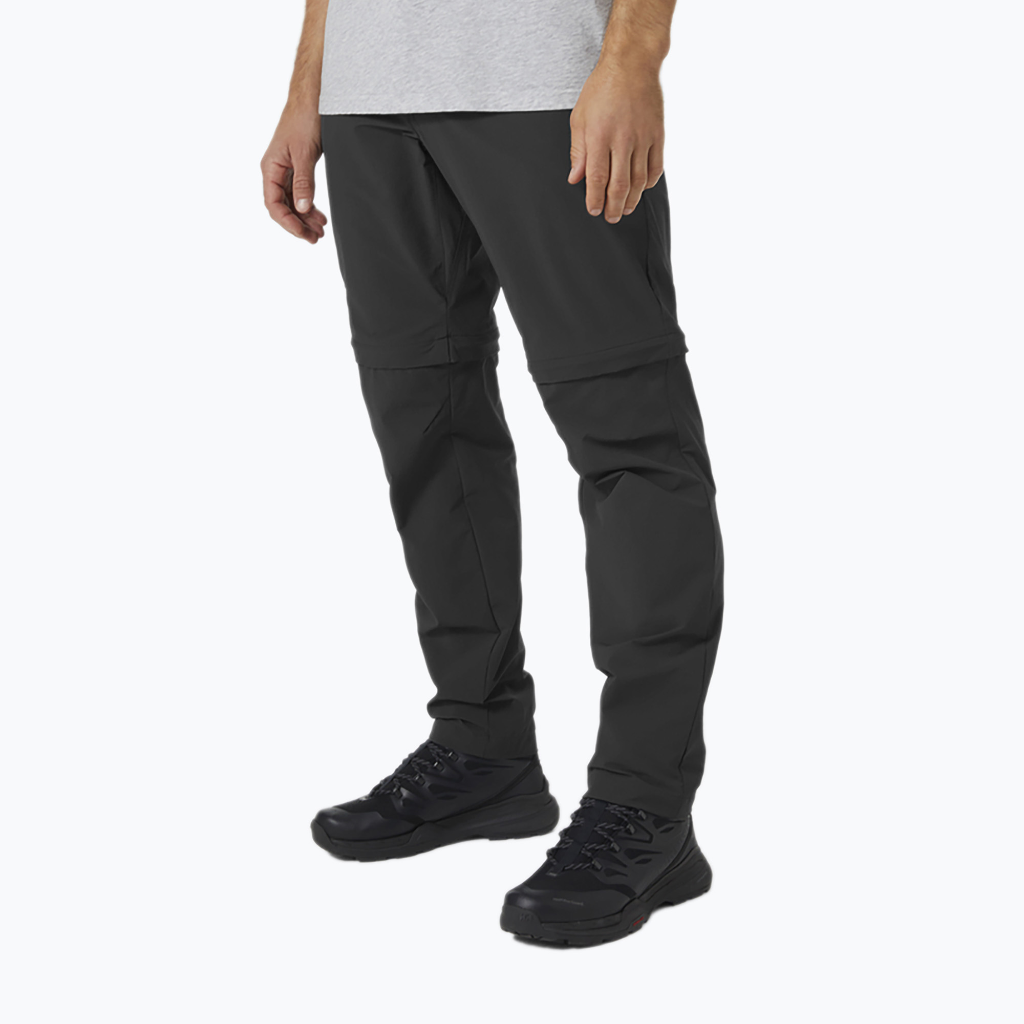Helly Hansen men's softshell trousers Brono Softshell Zip Off grey 63152_980 (M)