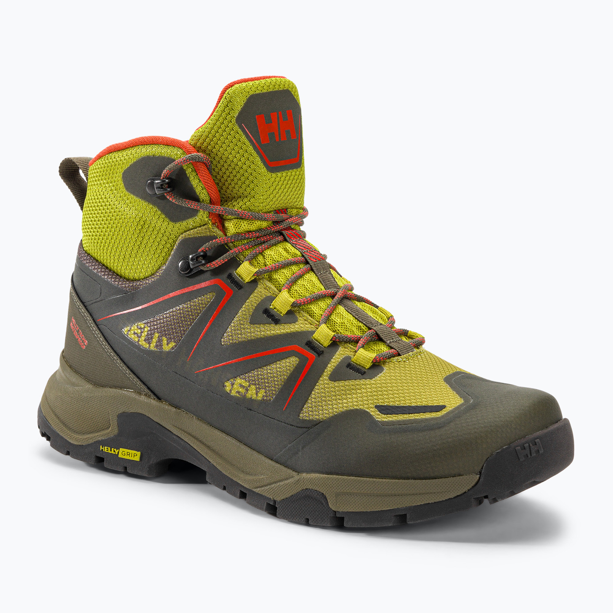 Helly Hansen Cascade Mid HT men's trekking boots neon moss/utility green (42 EU)