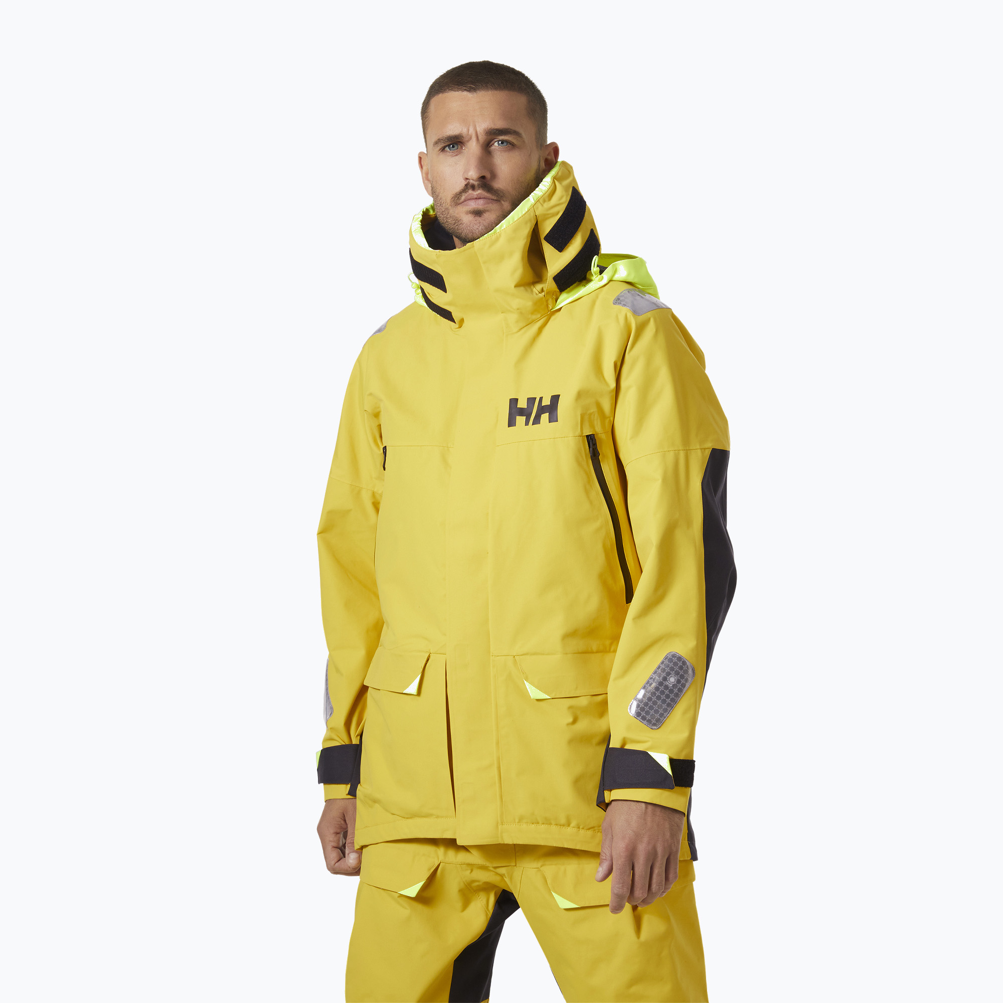 Men's sailing jacket Helly Hansen Skagen Offshore gold rush (XL)