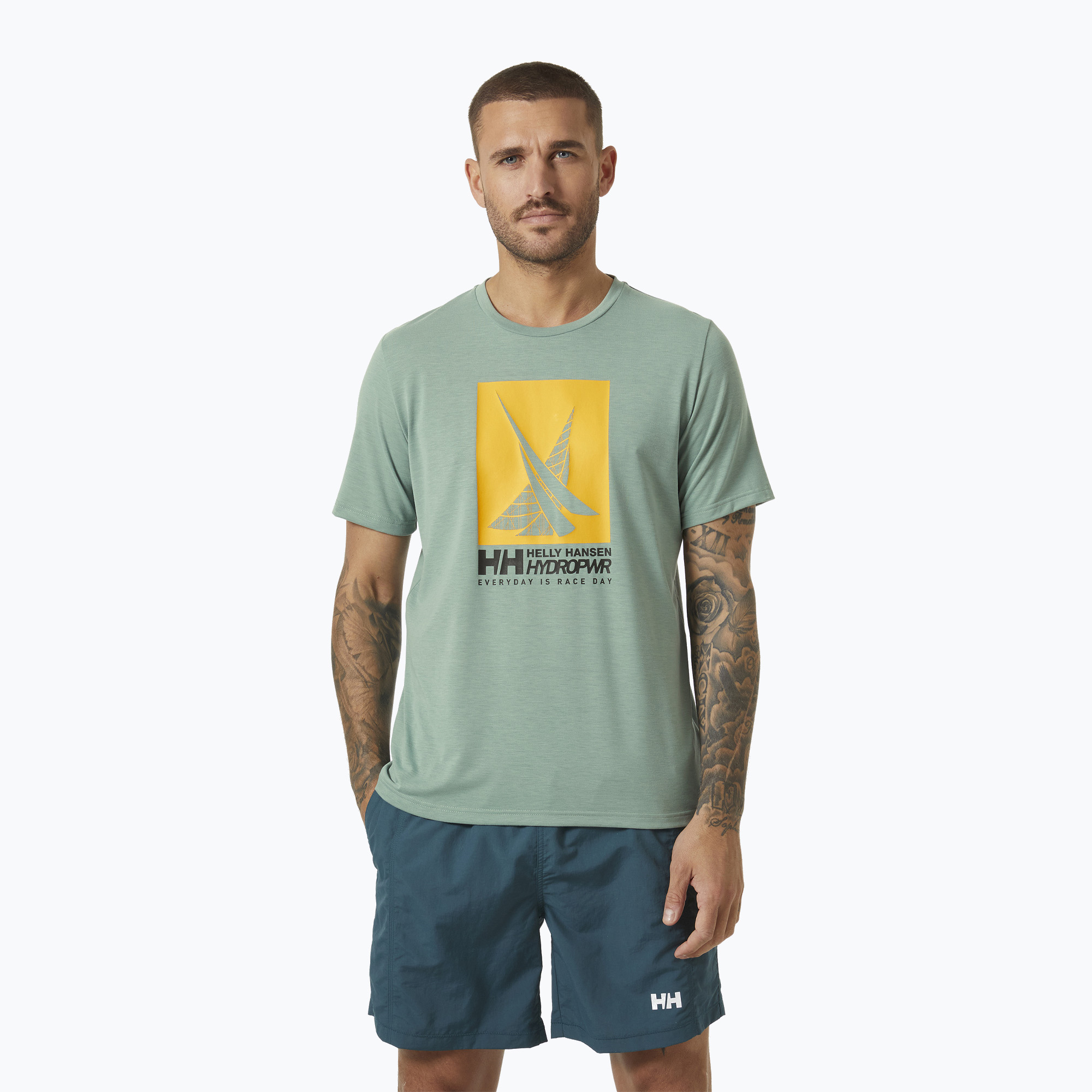 Helly Hansen HP Race Graphic cactus men's t-shirt (M)