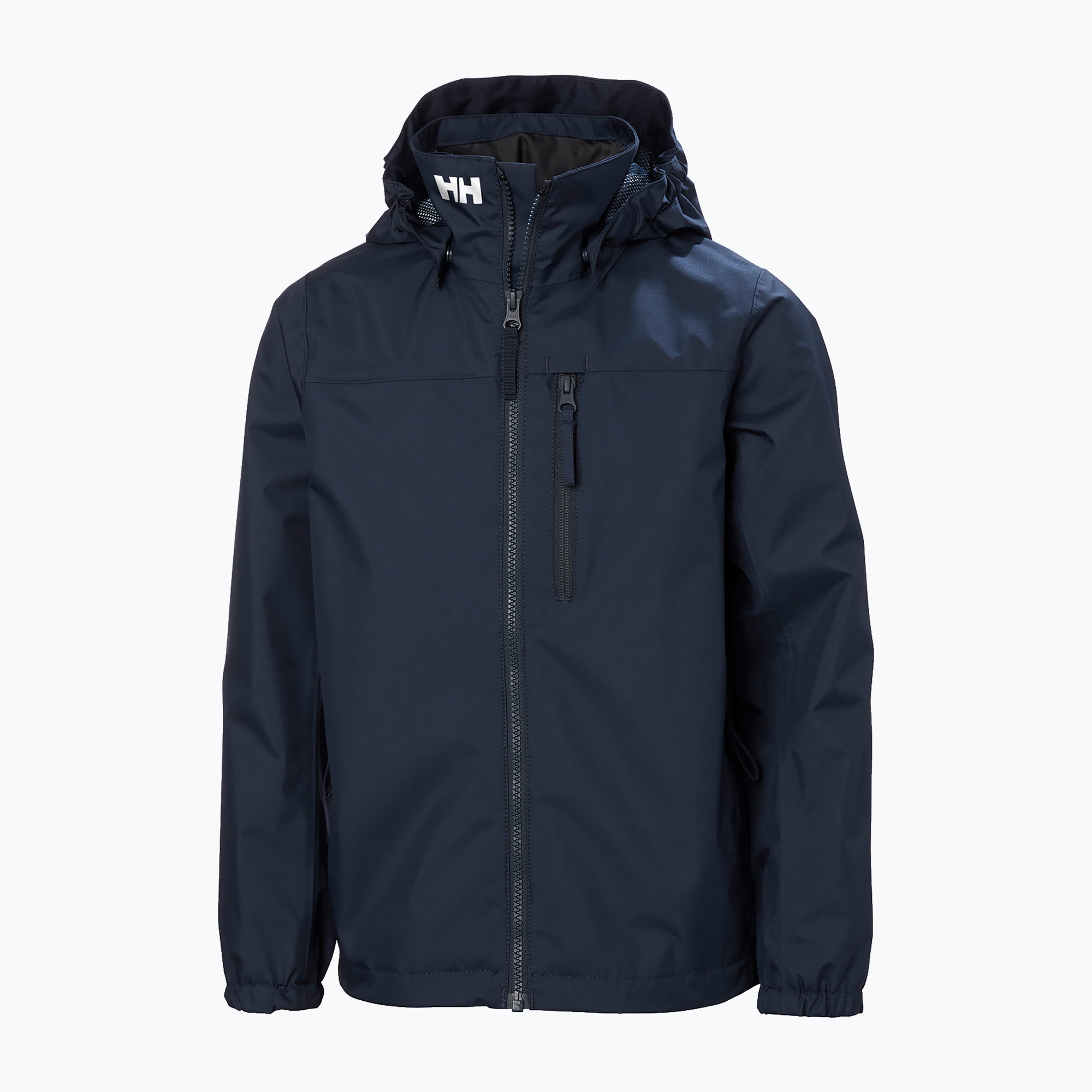 Children's sailing jacket Helly Hansen Crew Hooded JR navy (128/8)