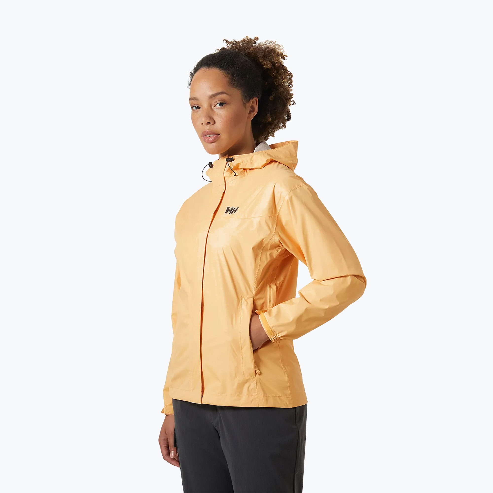 Helly Hansen women's rain jacket Loke miami peach (L)