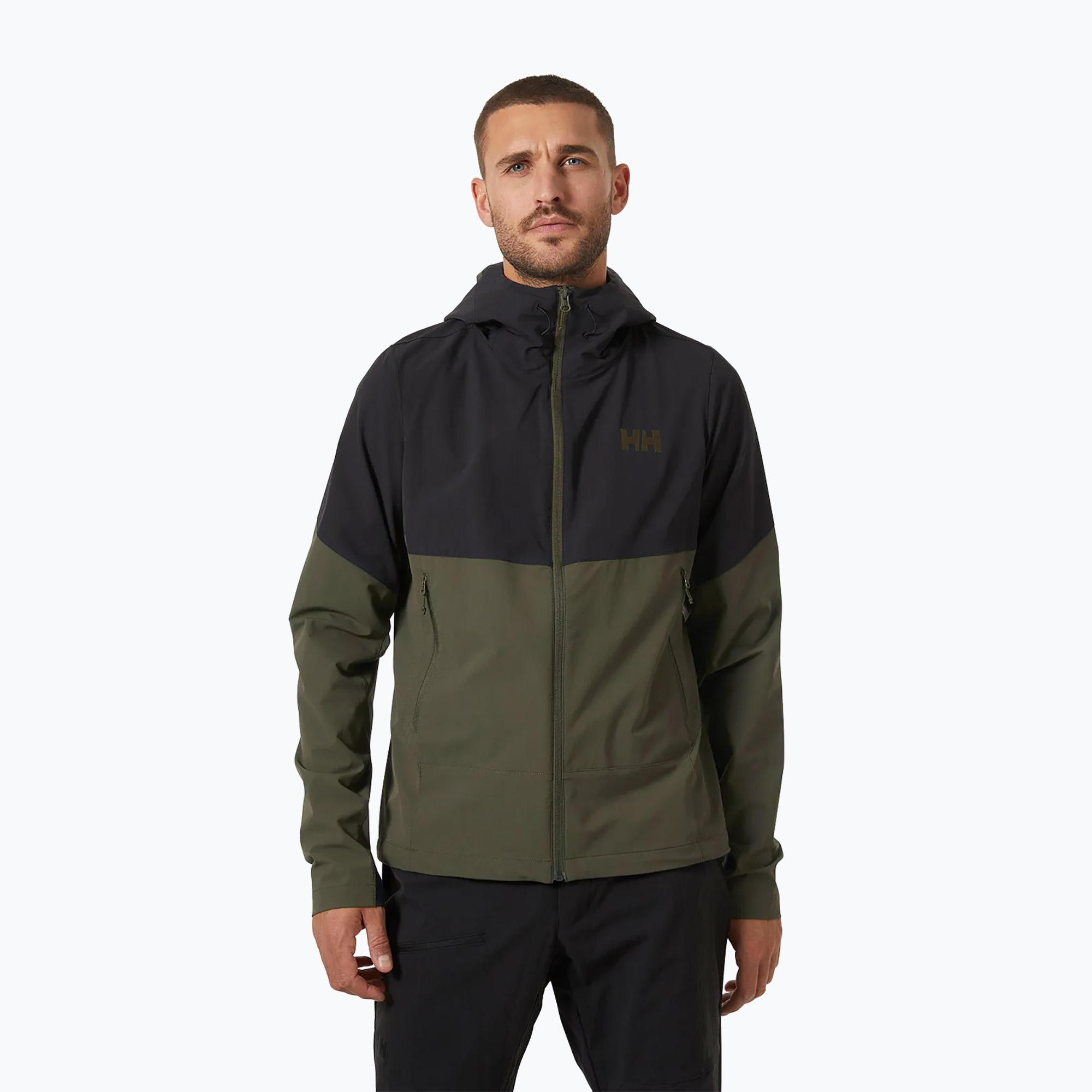 Men's softshell jacket Helly Hansen Blaze Softshell utility gre (L)