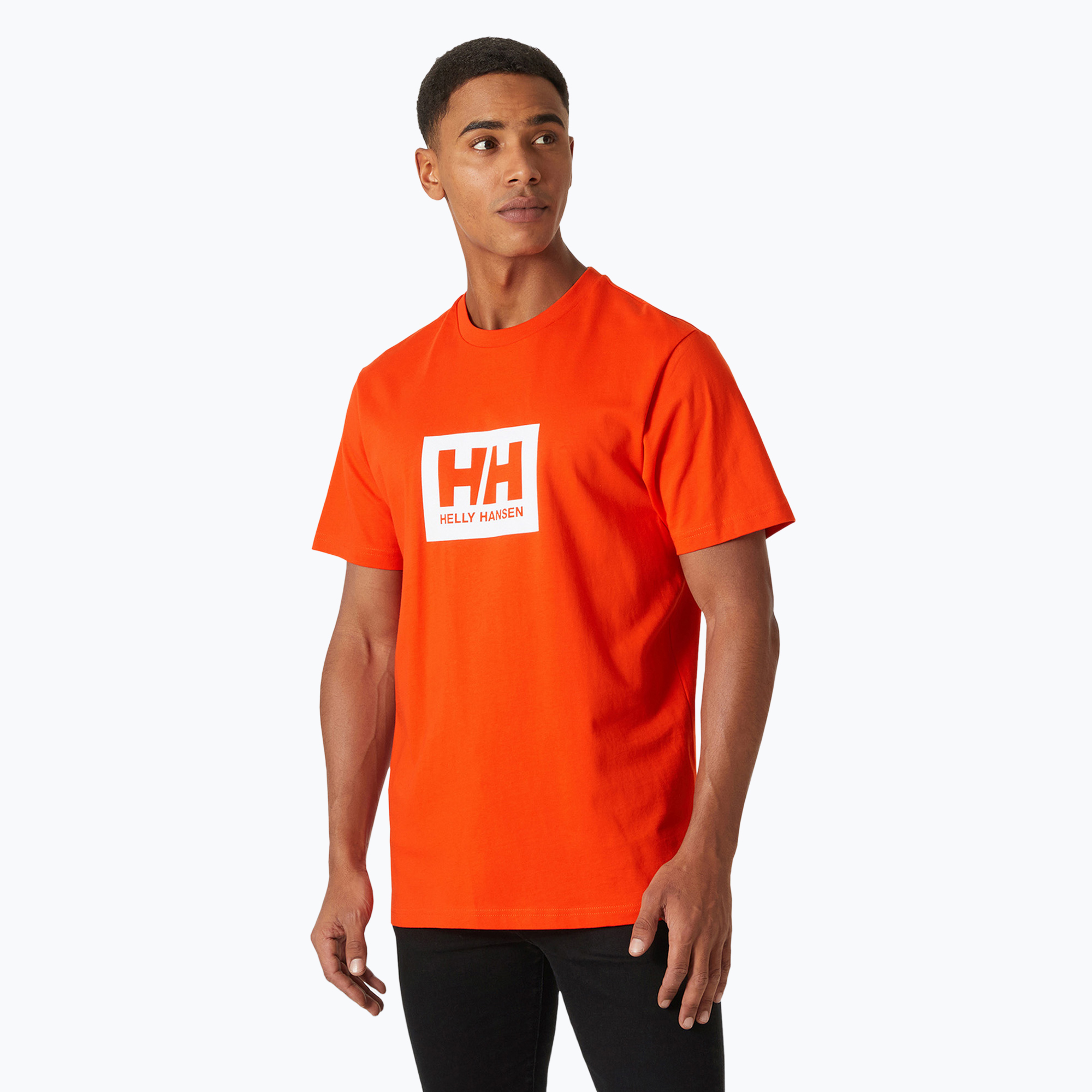 Men's Helly Hansen HH Box cherry tomato T-shirt (S)