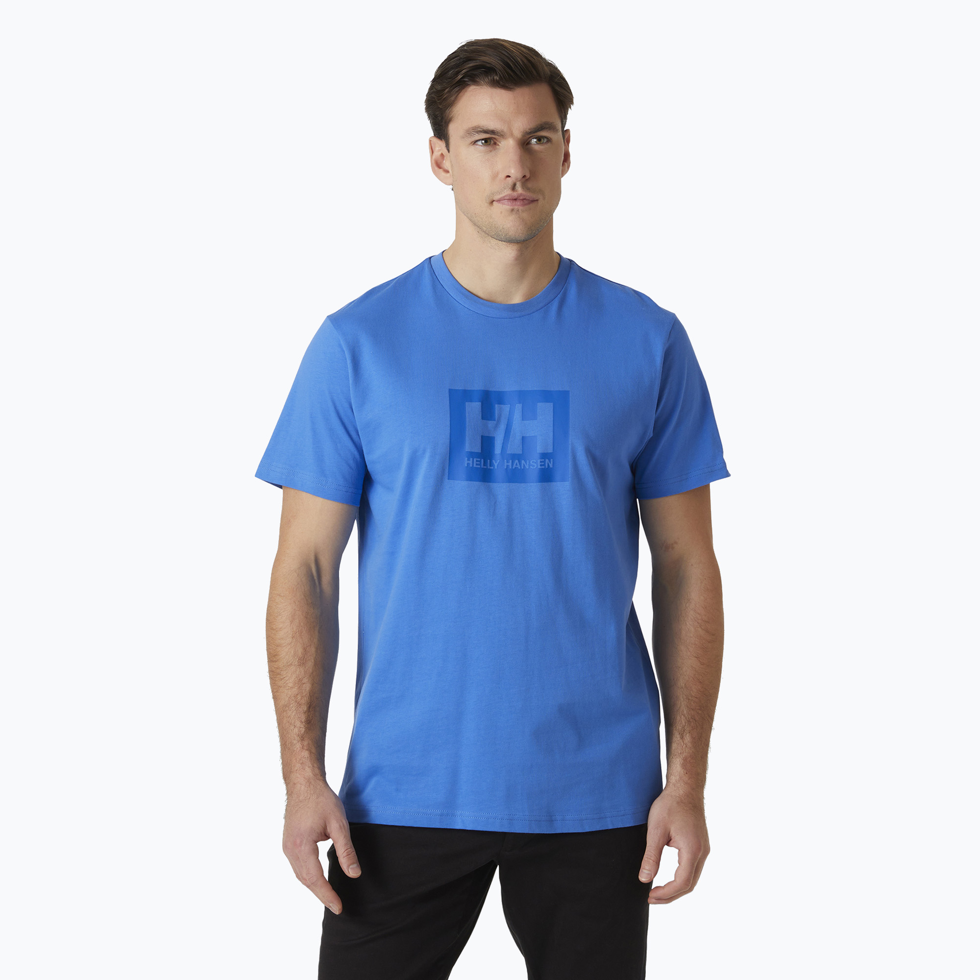 Men's Helly Hansen HH Box ultra blue T-shirt (L)