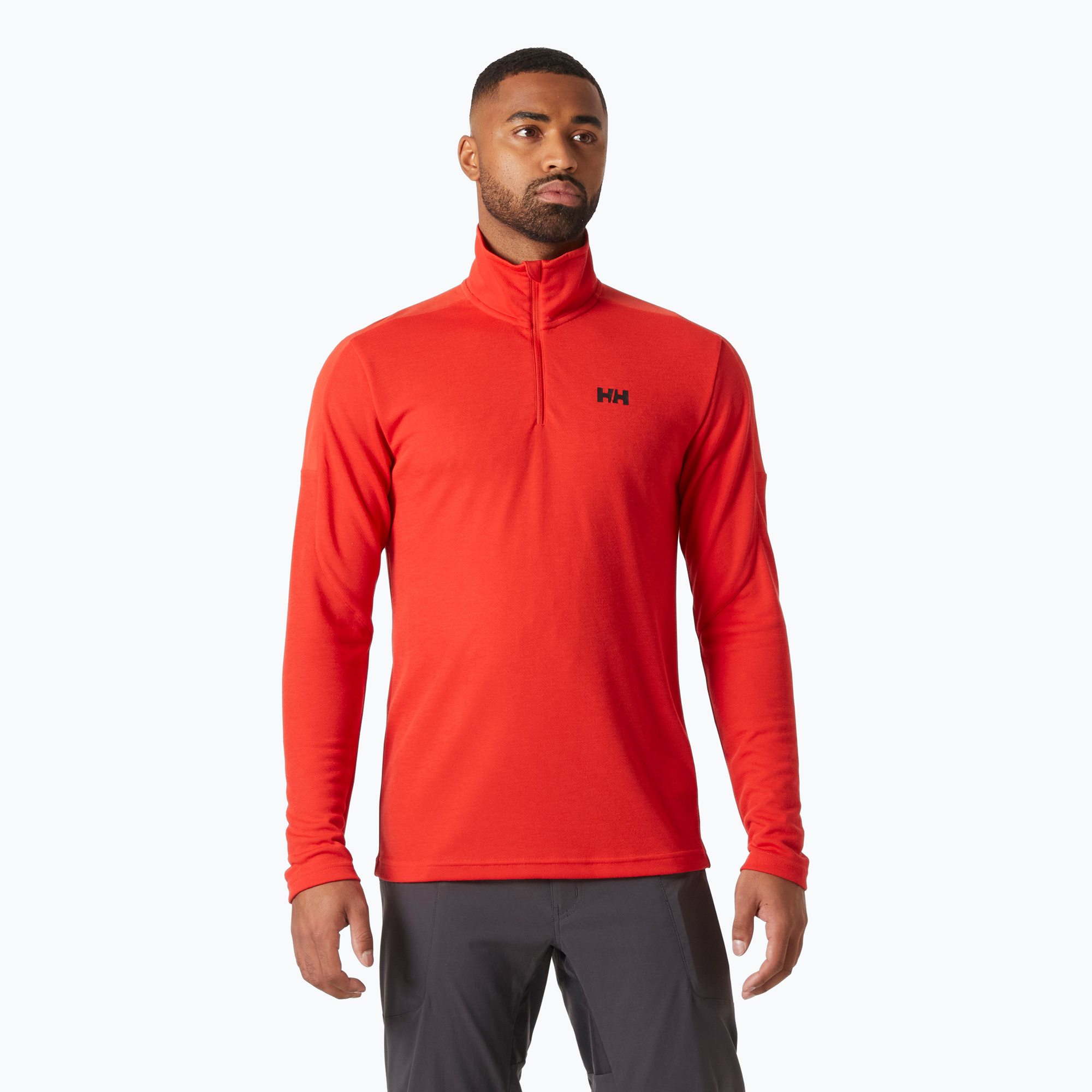 Men's sailing sweatshirt Helly Hansen Hp 1/2 Zip Pullover 2.0 alert red (S)