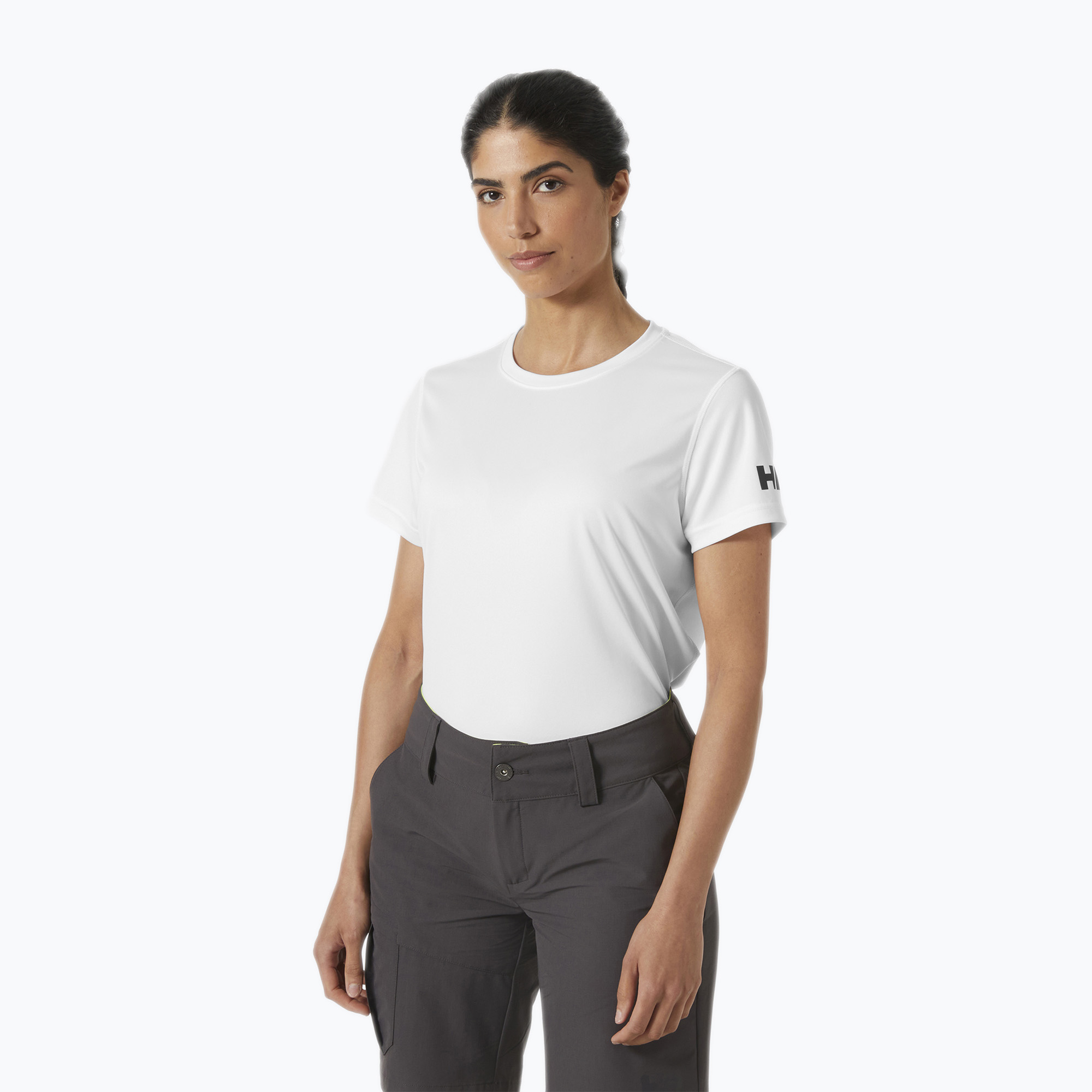 Helly Hansen women's t-shirt HH Tech 2.0 white (XS)