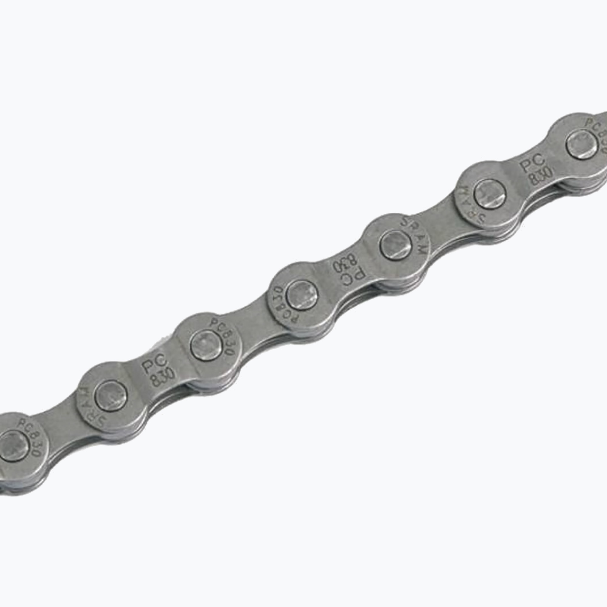 Bike chain SRAM 10 CN PC830 114LI W/ PWR.LNK 8SPD 25 grey 46.2758.114.016