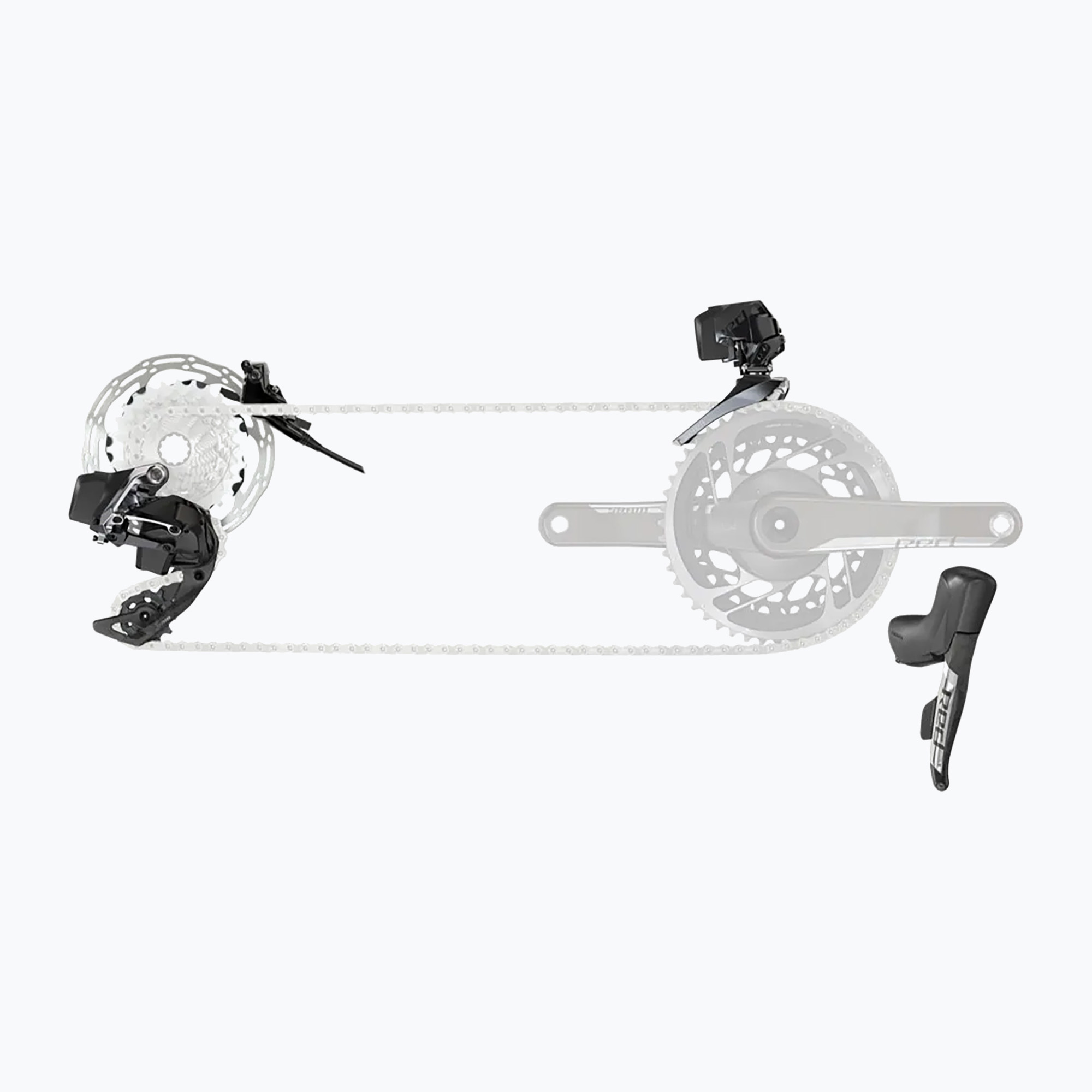 Accessory group SRAM Red eTap AXS HRD 2x12rz black 00.7918.078.010
