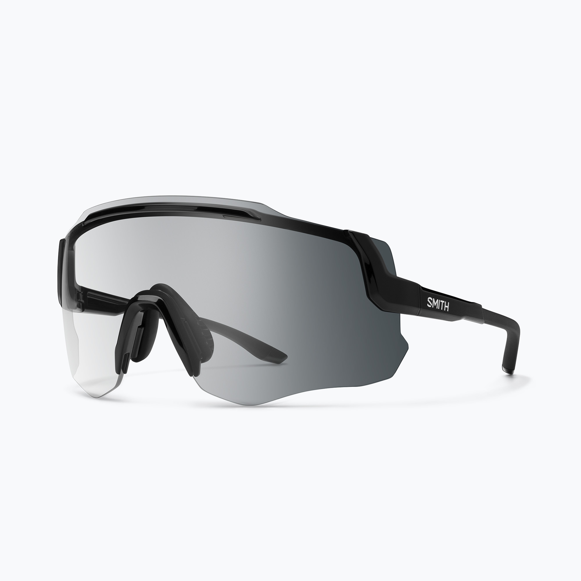 Smith Momentum black/photochromic clear to gray sunglasses