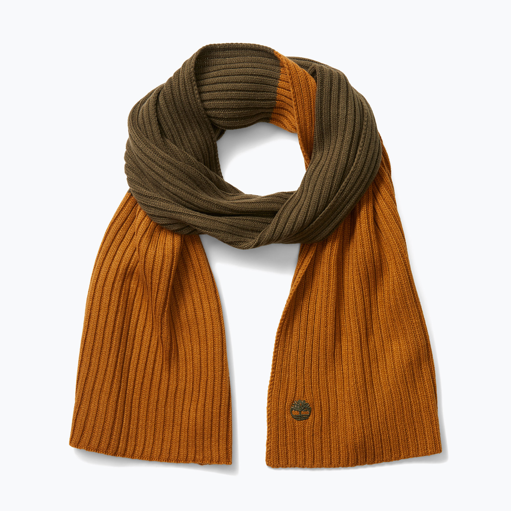 Men's Timberland Basic Colorblock Muffler wheat scarf
