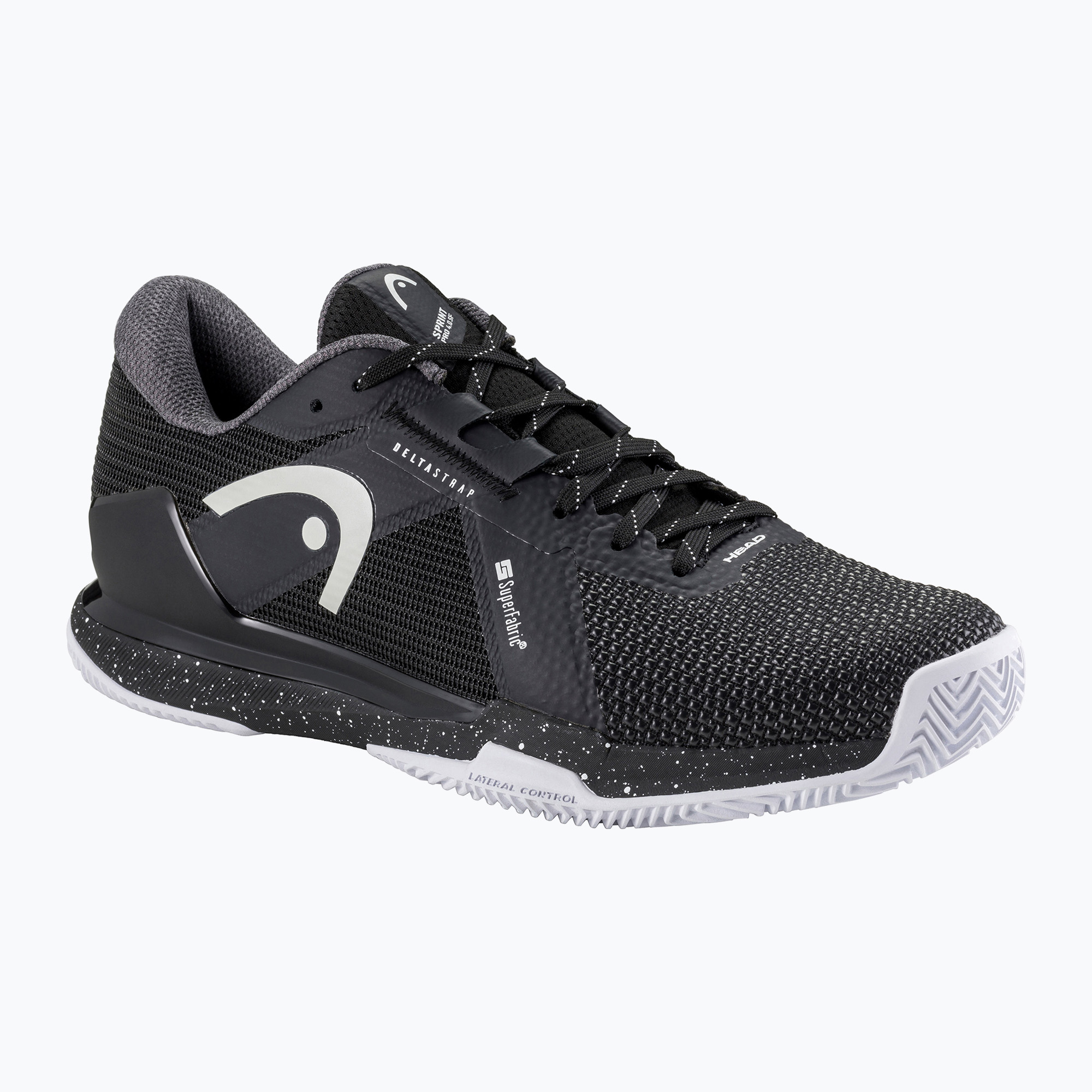 Men's tennis shoes HEAD Sprint Pro 4.0 SF Clay black/white (46.5 EU)