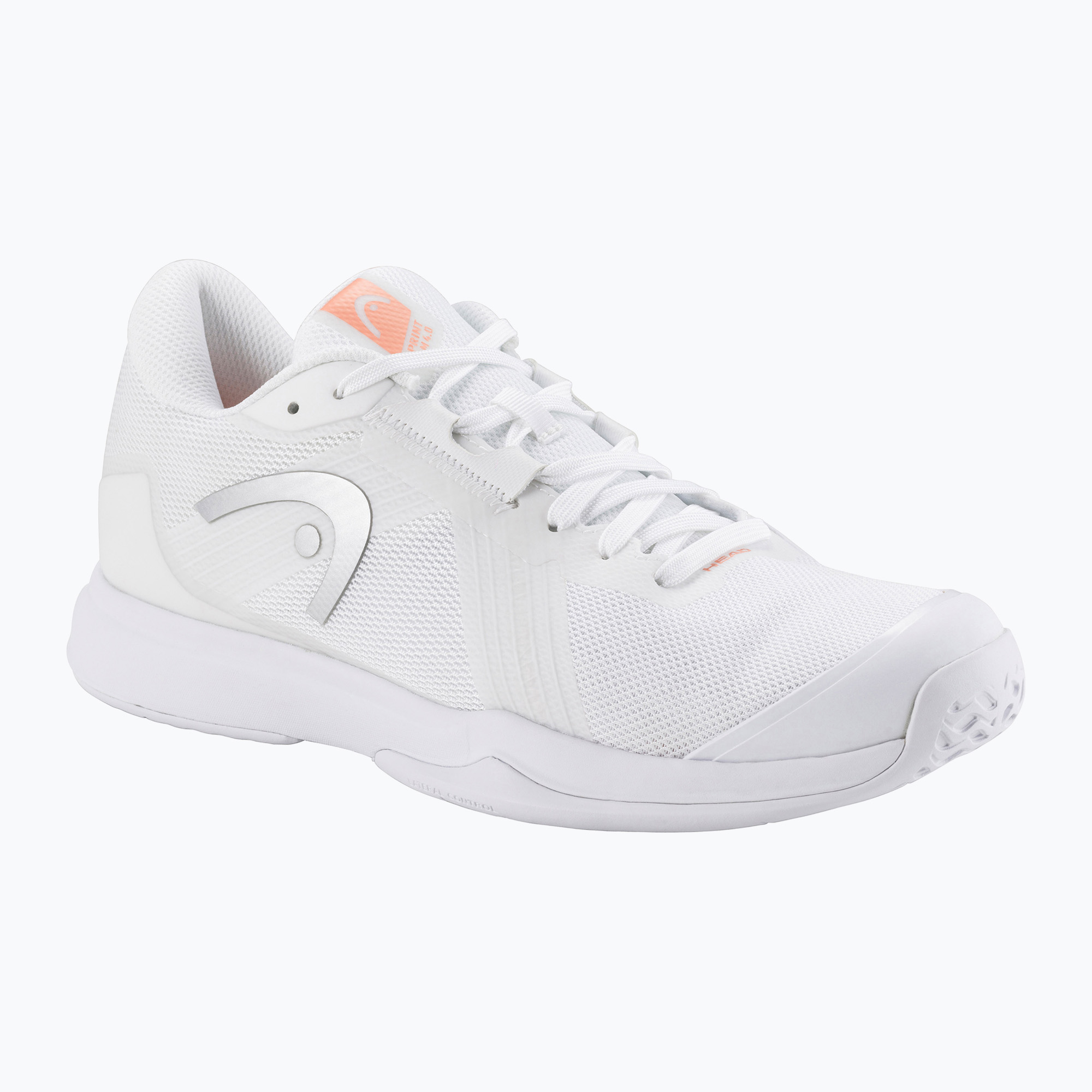 Women's tennis shoes HEAD Sprint Team 4.0 white/ coral (37 EU)