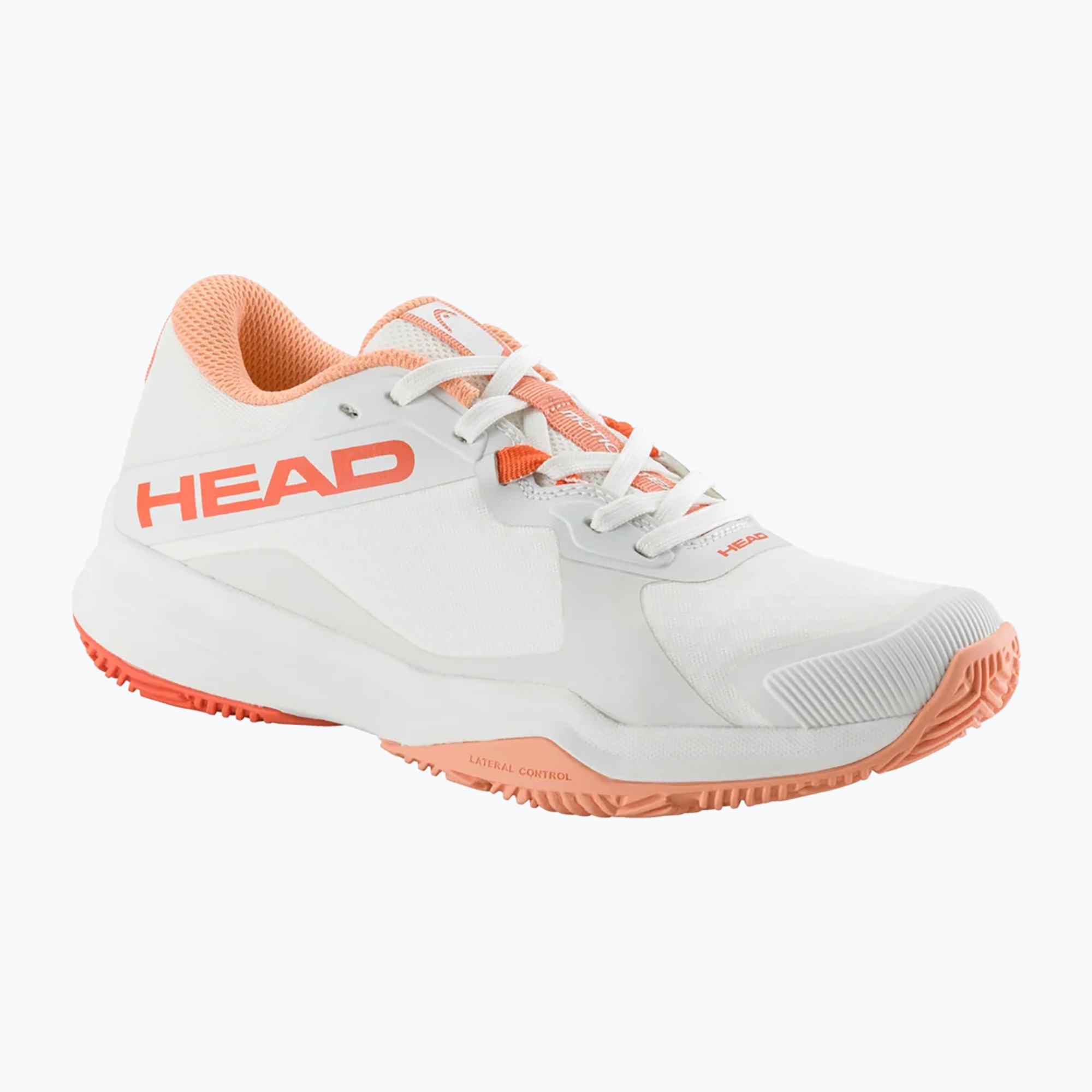 Women's padel shoes HEAD Motion Team white/ coral