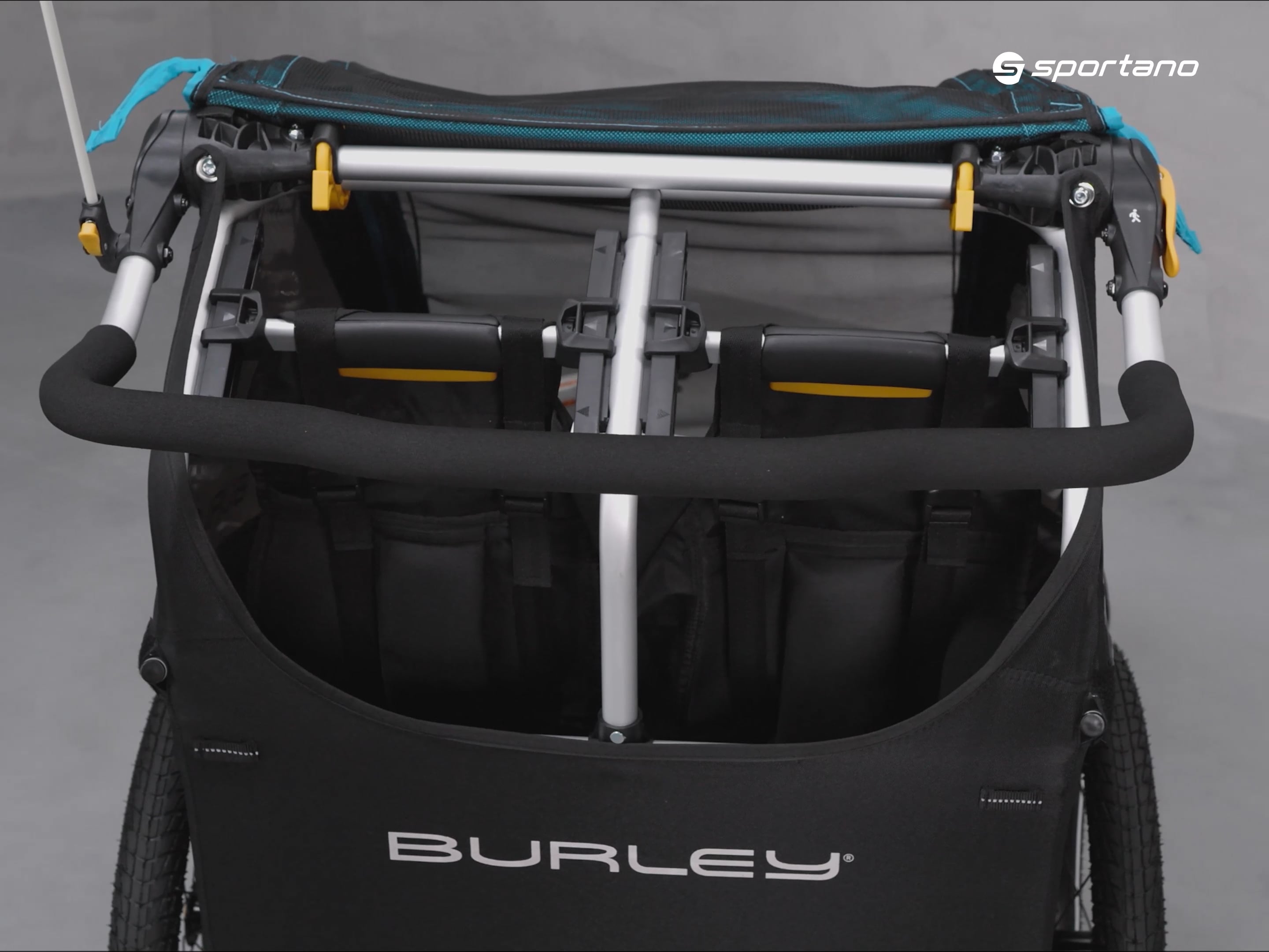 Burley D'Lite X Double bike trailer black BU-938101