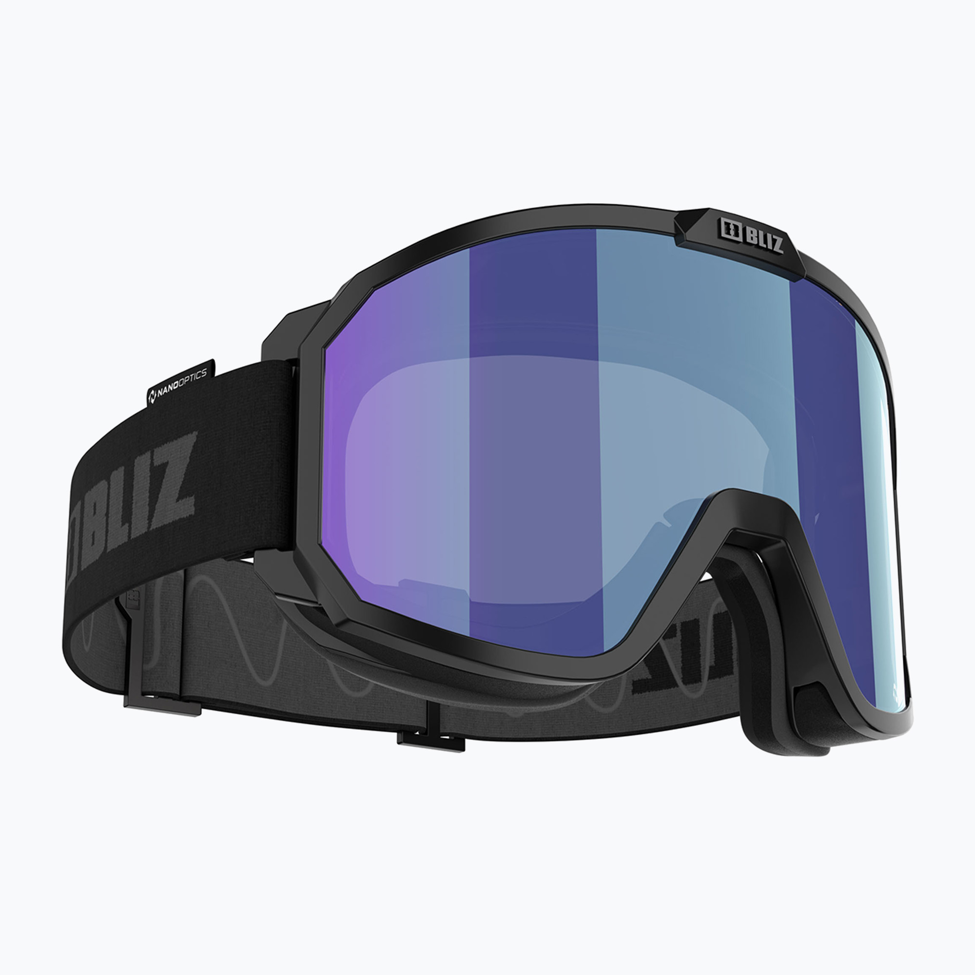 Bliz Rave Nano Optics Pchotochromic matt black/orange blue multi ski goggles