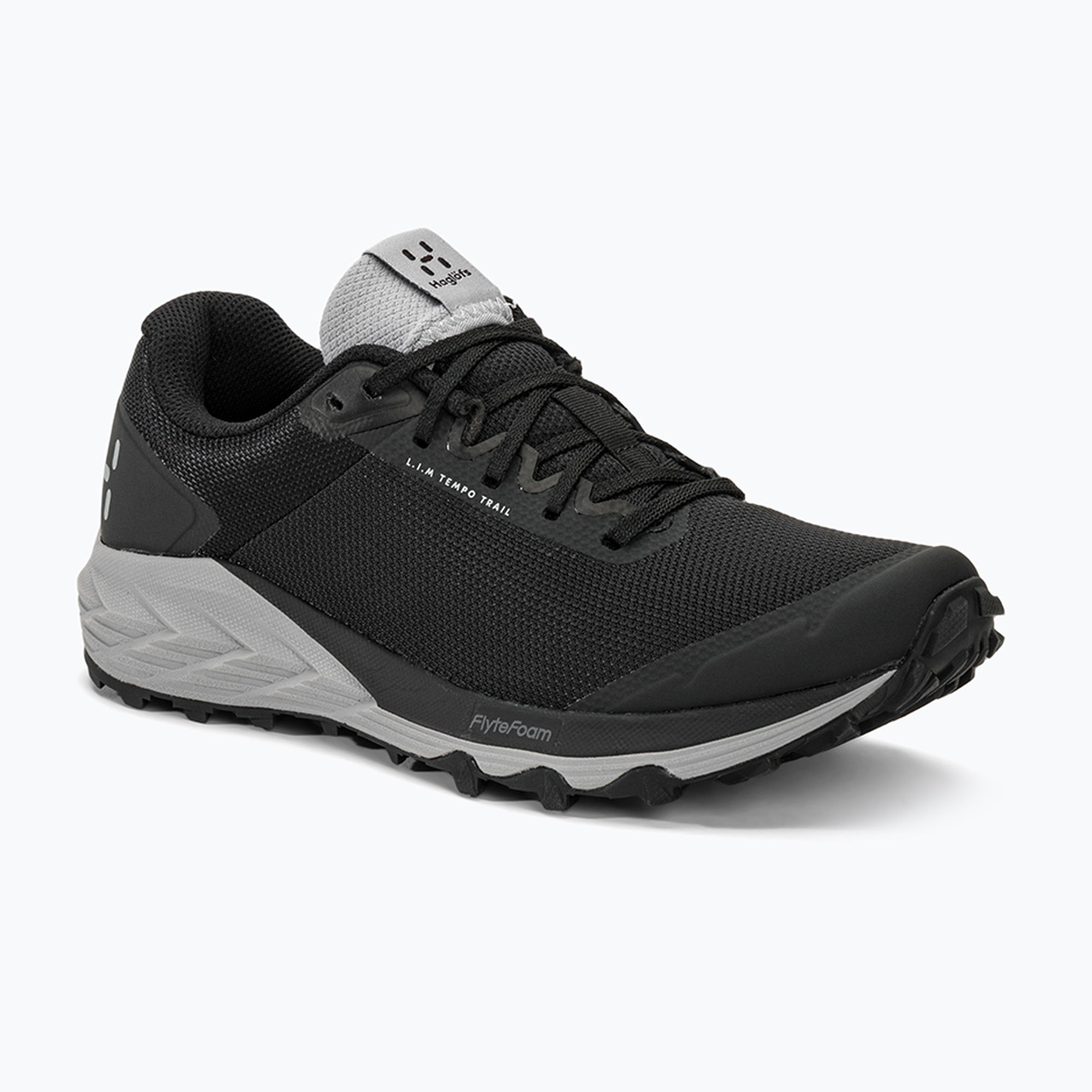 Women's running shoes Haglöfs L.I.M Tempo Trail Low true black/concrete (40 EU)